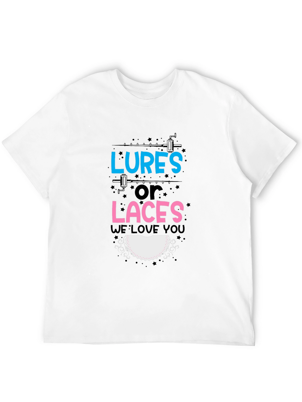 Lures or Laces Gender Reveal T-Shirt