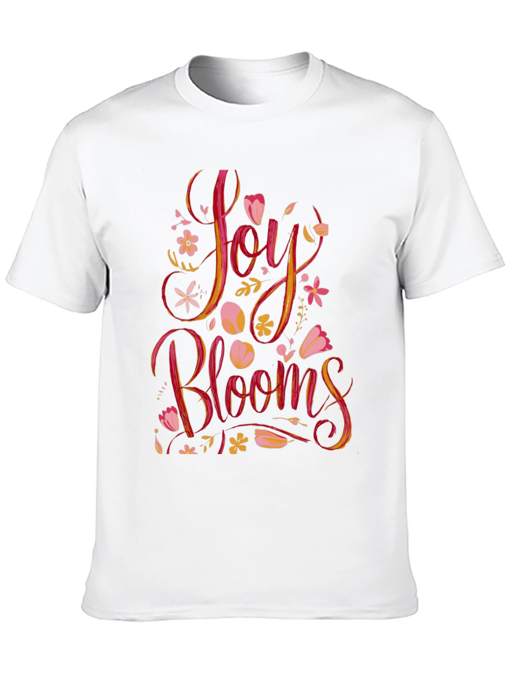 Joy Blooms Graphic Tee - Black