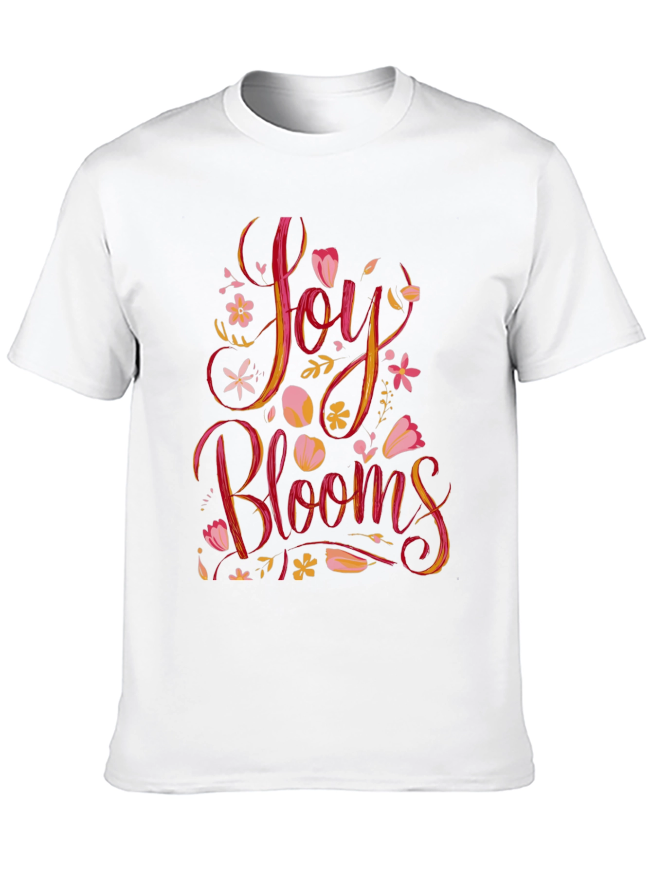Joy Blooms Graphic Tee - Black