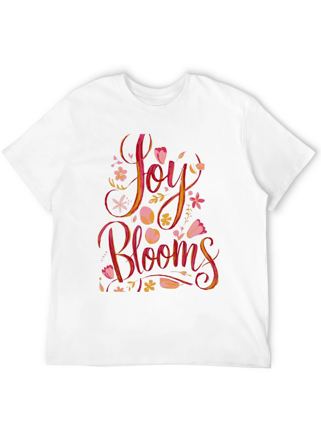 Joy Blooms Graphic Tee - Black