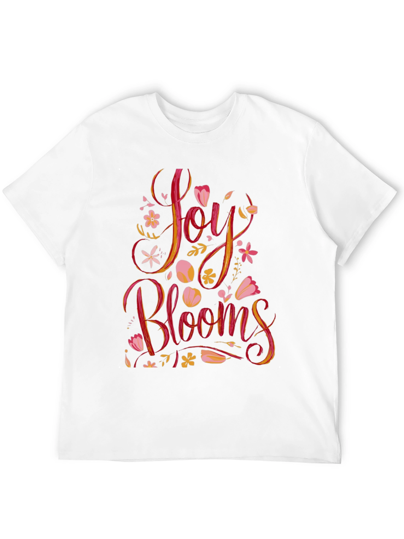 Joy Blooms Graphic Tee - Black