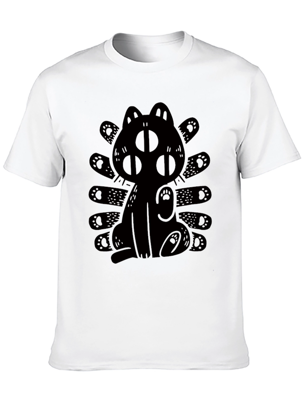 Three-Eyed Cat Graphic T-Shirt