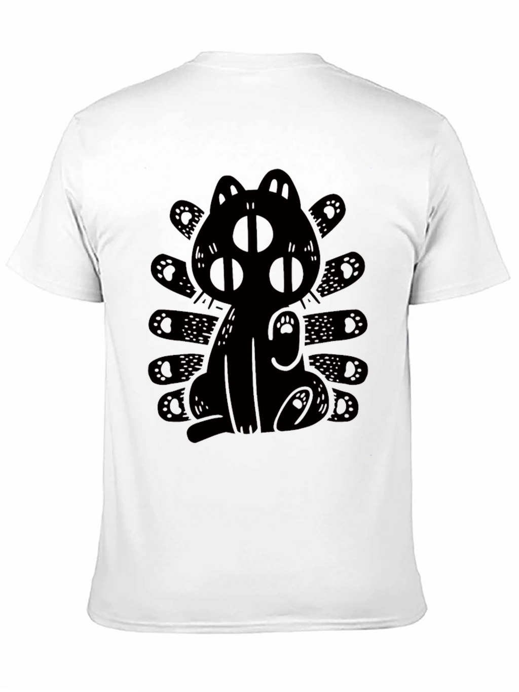 Three-Eyed Cat Graphic T-Shirt