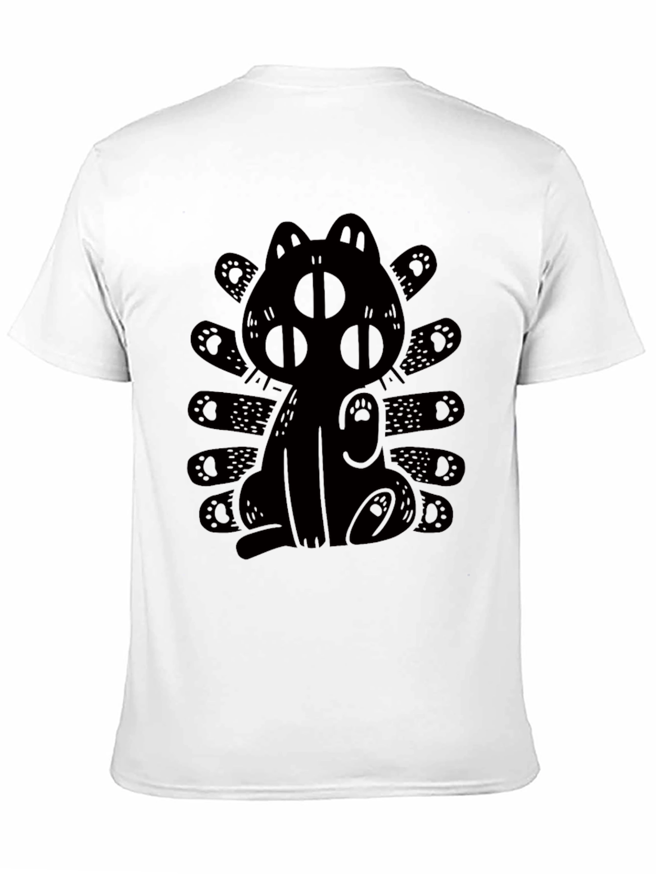 Three-Eyed Cat Graphic T-Shirt
