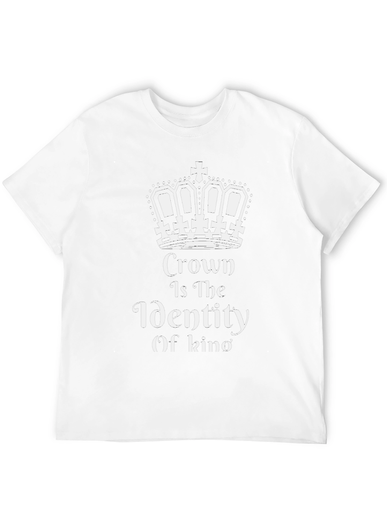 Crown Identity T-Shirt - Kingly Statement Tee