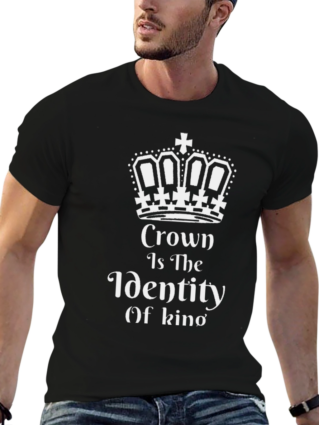 Crown Identity T-Shirt - Kingly Statement Tee