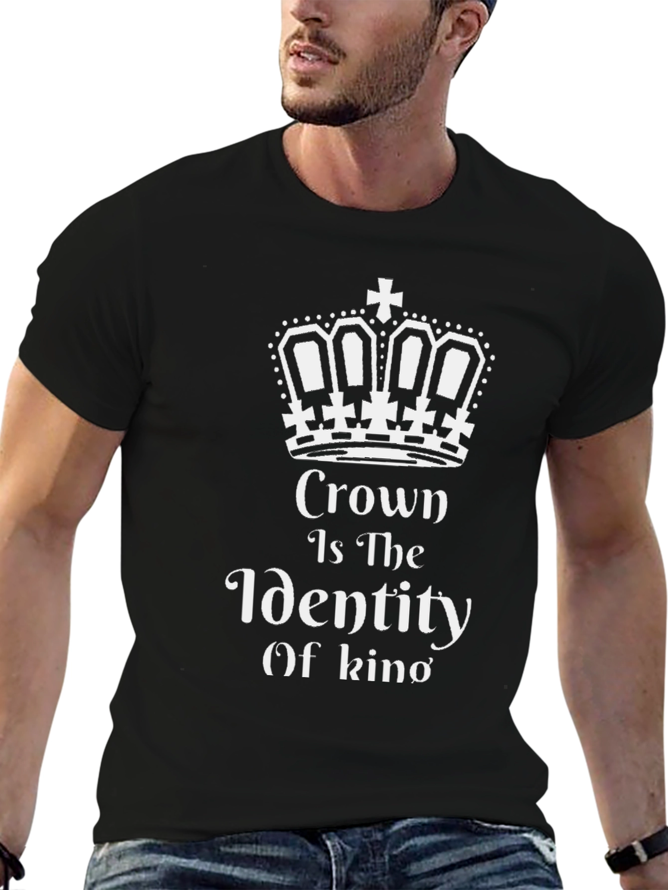 Crown Identity T-Shirt - Kingly Statement Tee