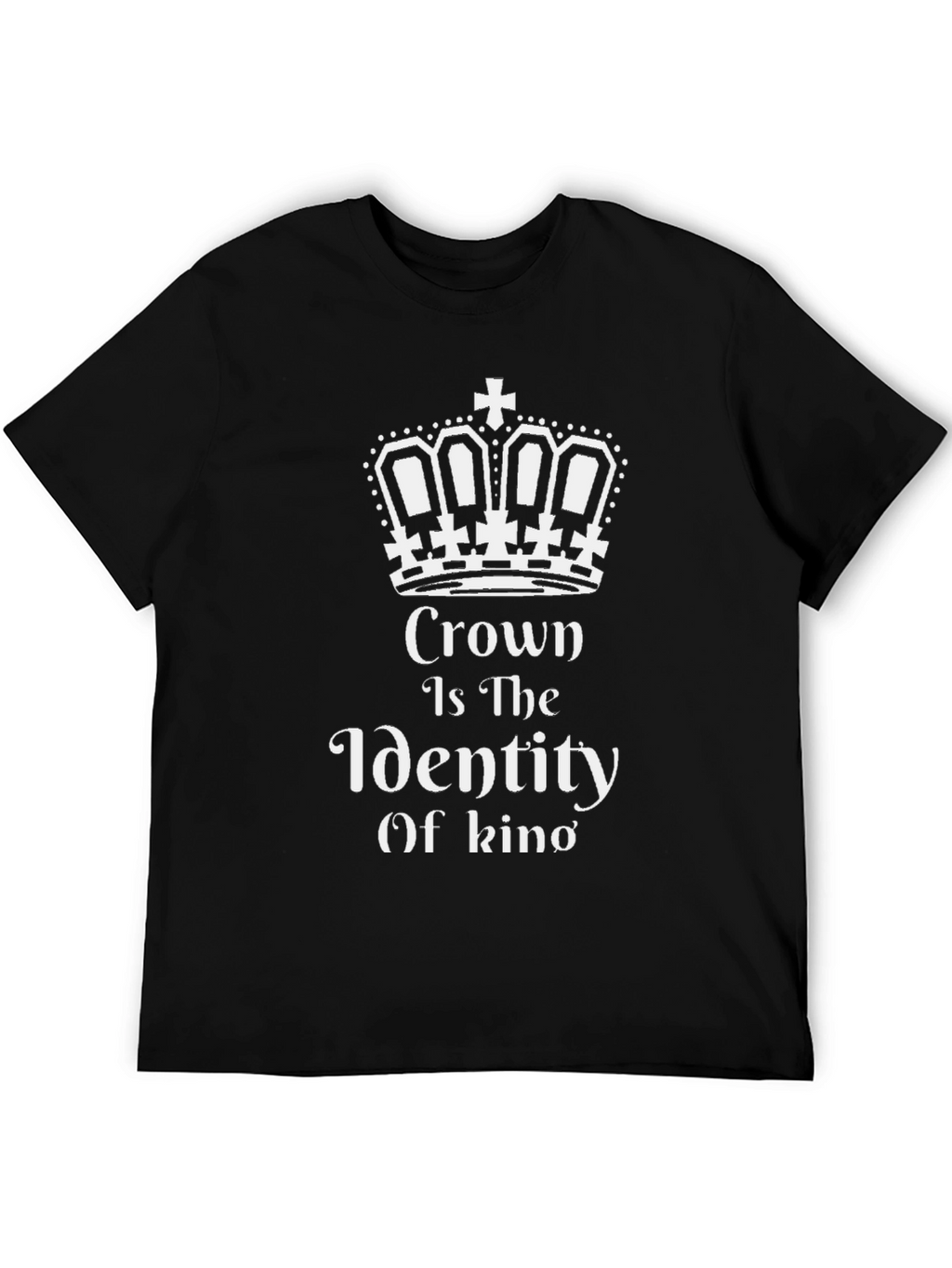 Crown Identity T-Shirt - Kingly Statement Tee