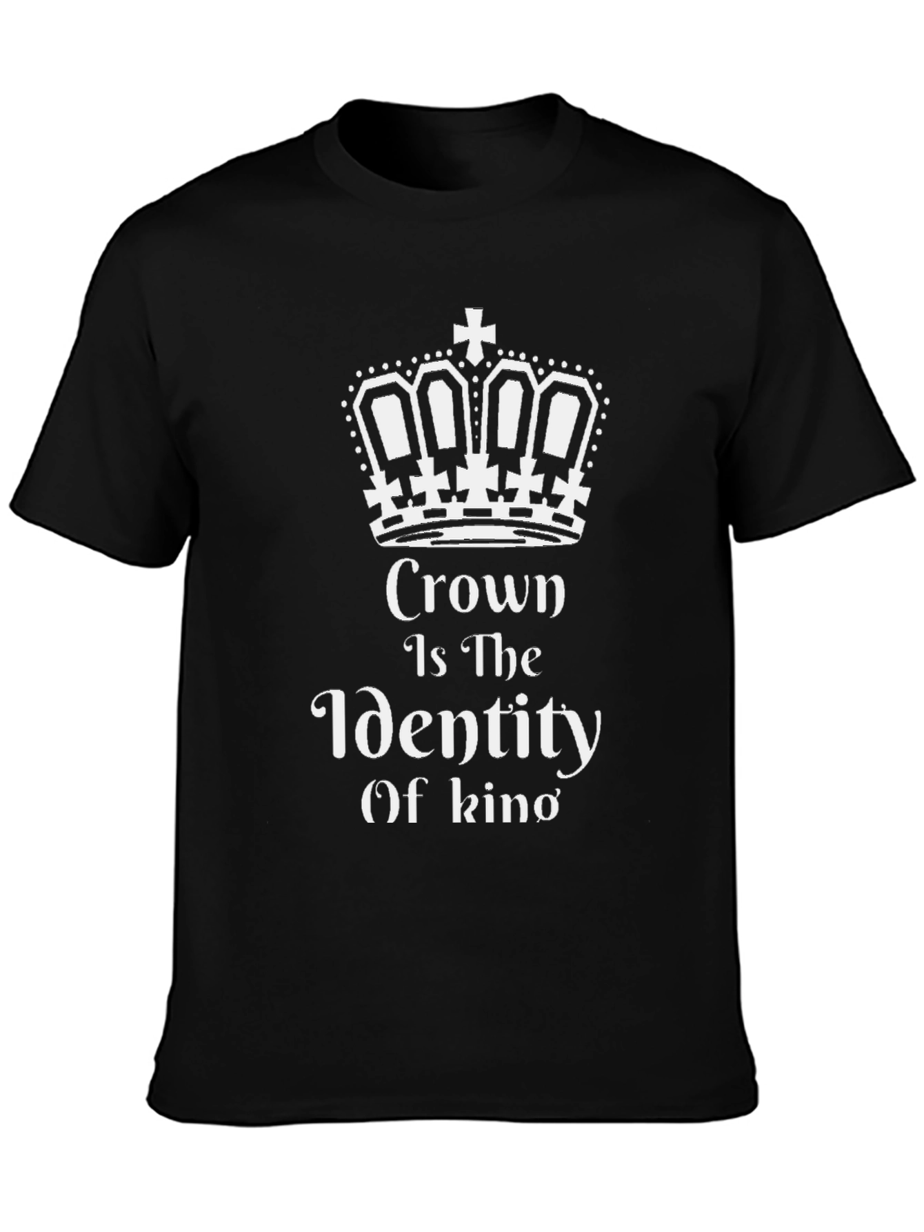 Crown Identity T-Shirt - Kingly Statement Tee