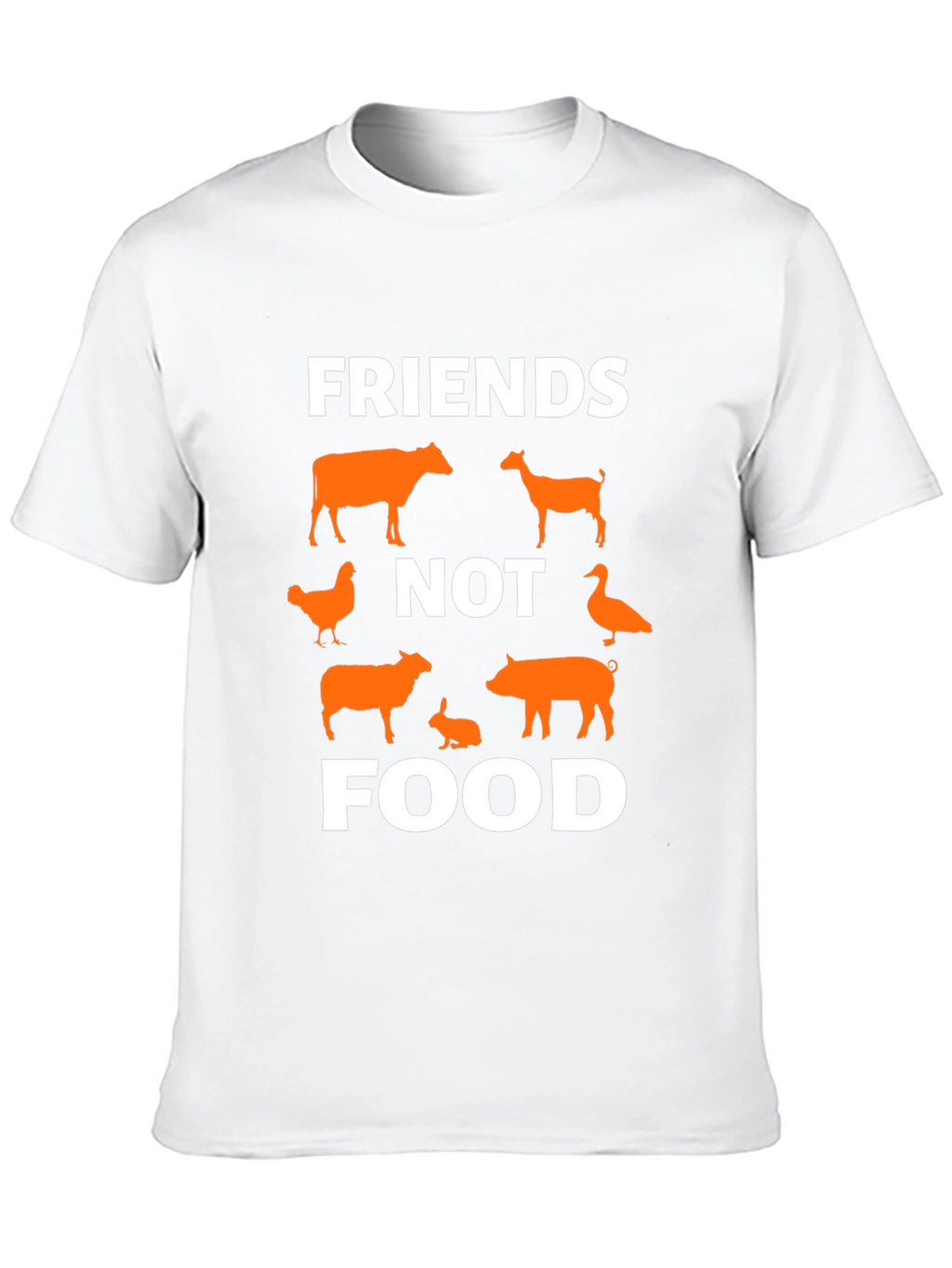 Vegan Friends Not Food Graphic Tee