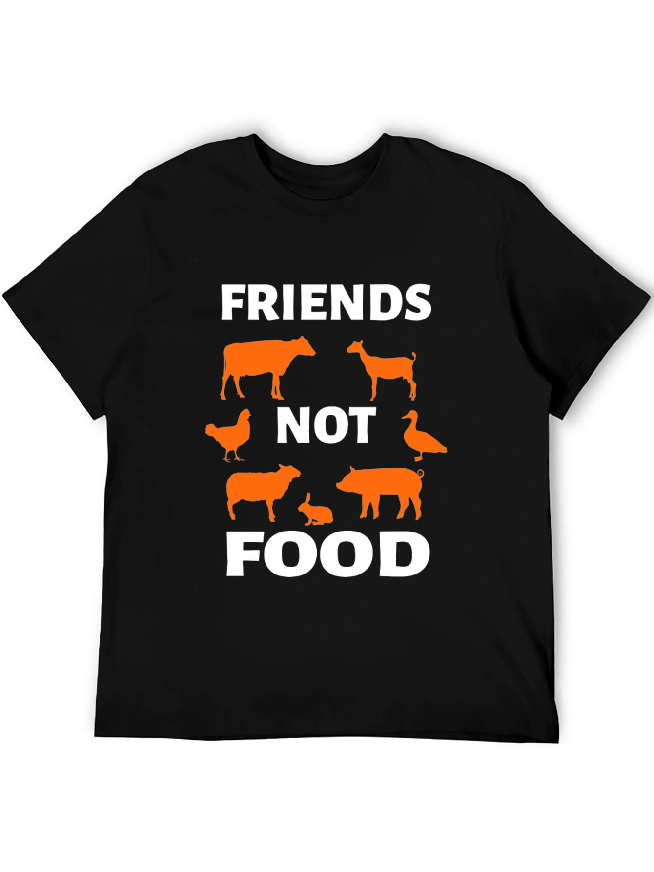 Vegan Friends Not Food Graphic Tee