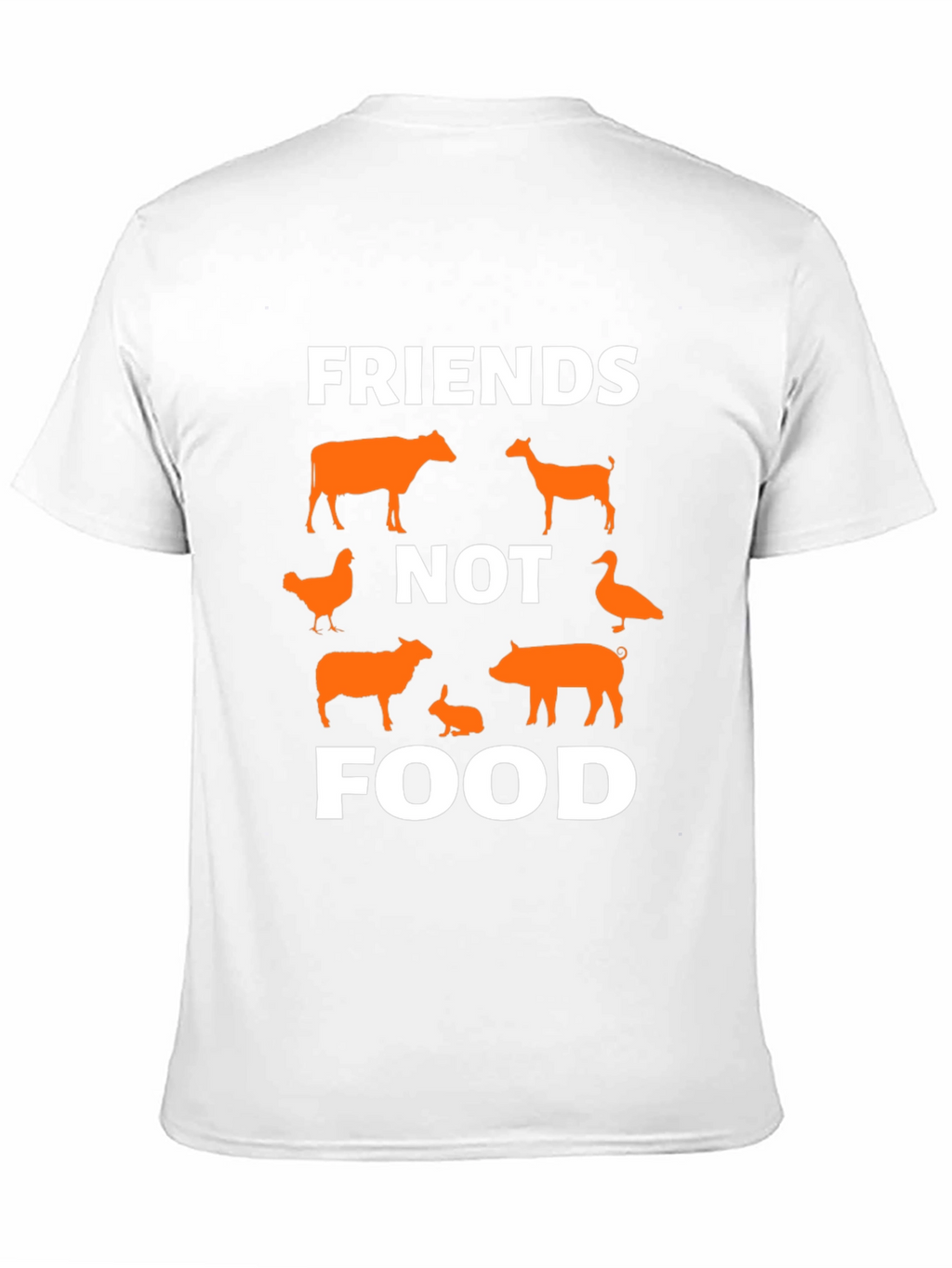 Vegan Friends Not Food Graphic Tee