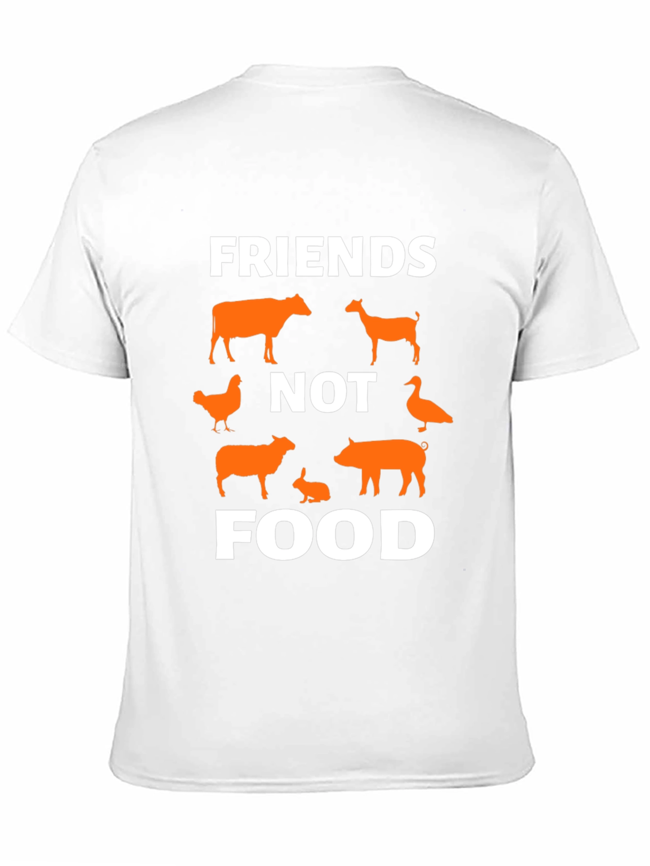 Vegan Friends Not Food Graphic Tee