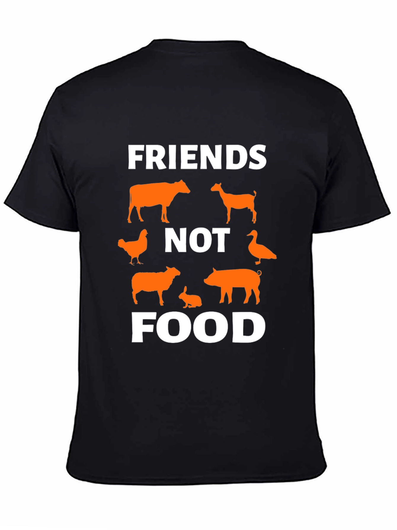 Vegan Friends Not Food Graphic Tee