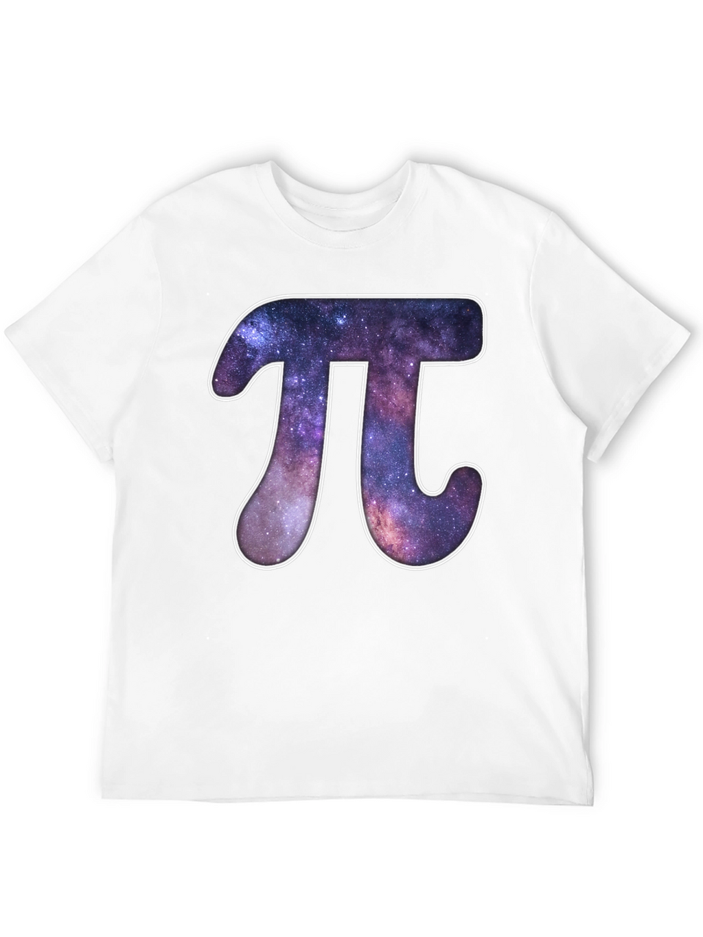 Galaxy Pi Symbol Graphic T-Shirt