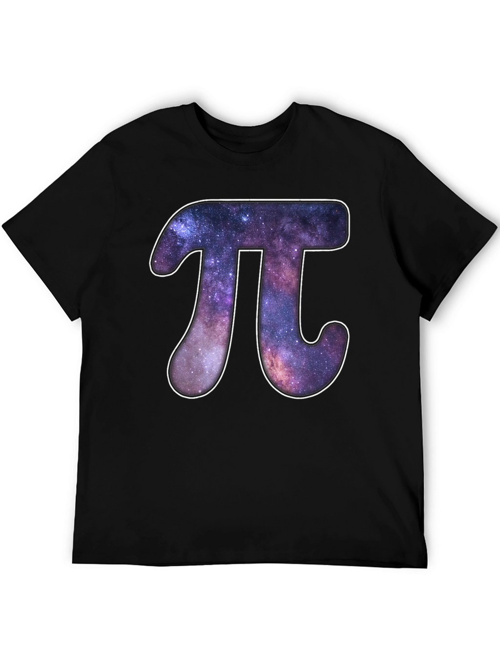 Galaxy Pi Symbol Graphic T-Shirt