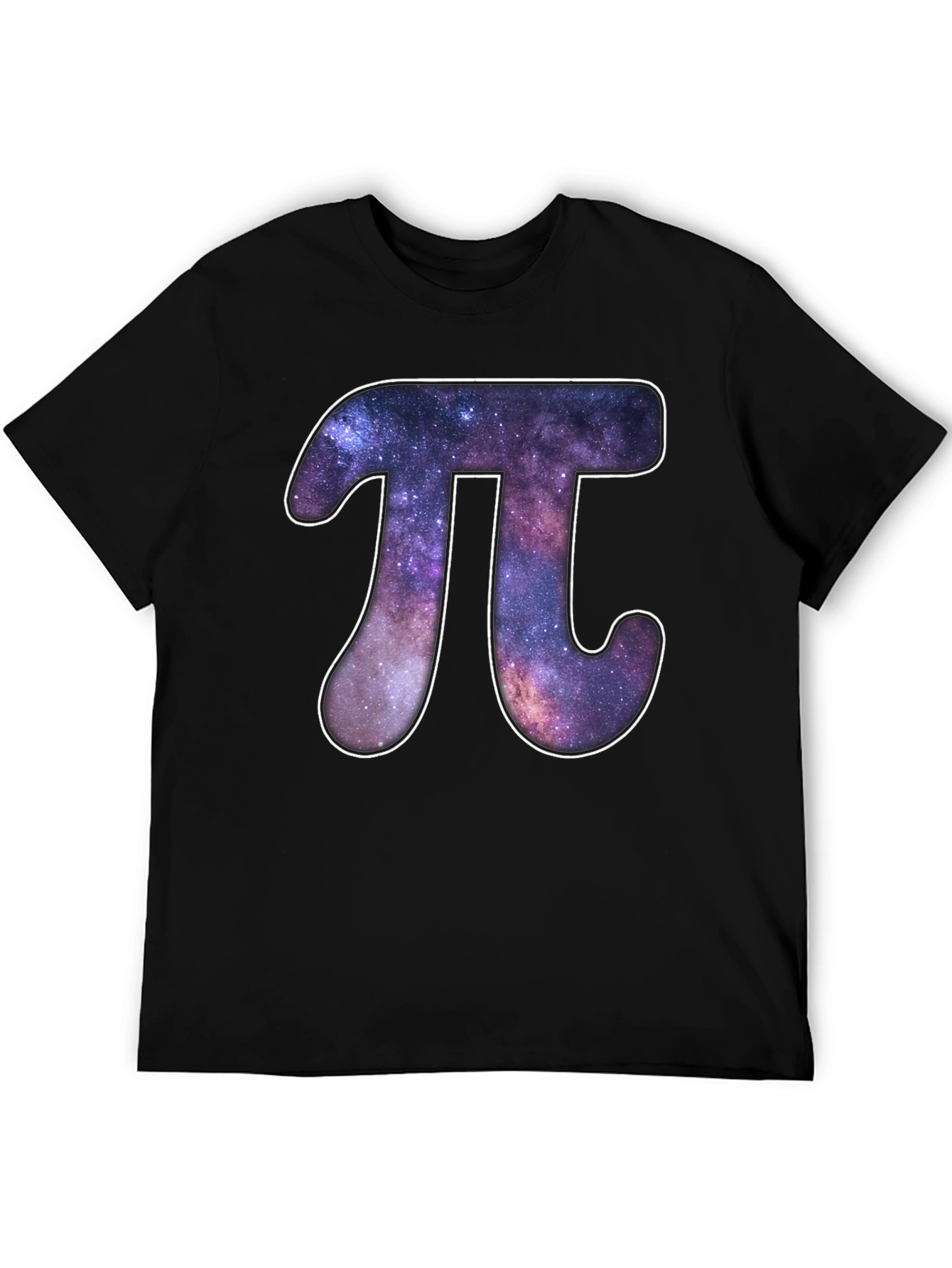 Galaxy Pi Symbol Graphic T-Shirt