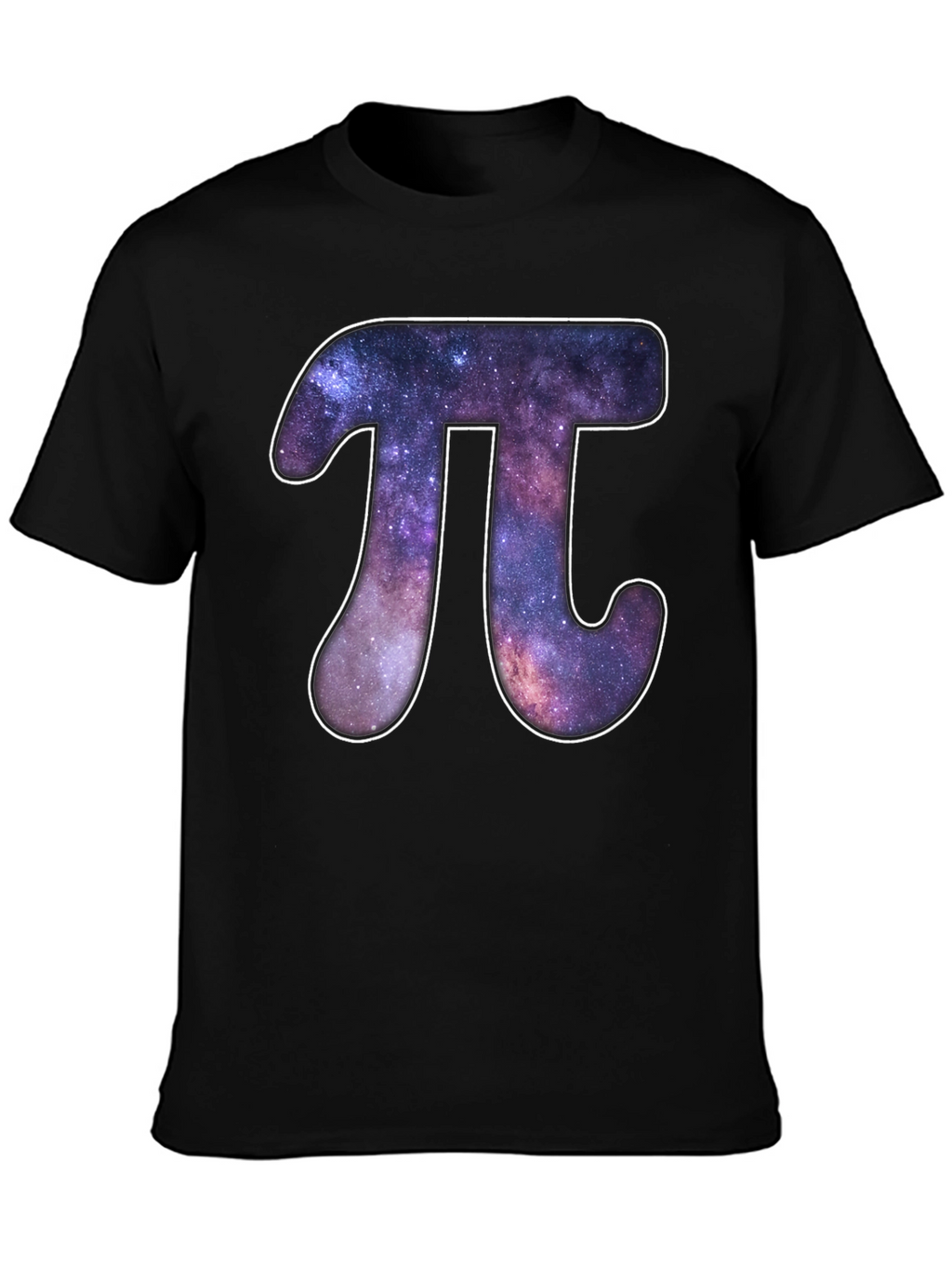 Galaxy Pi Symbol Graphic T-Shirt