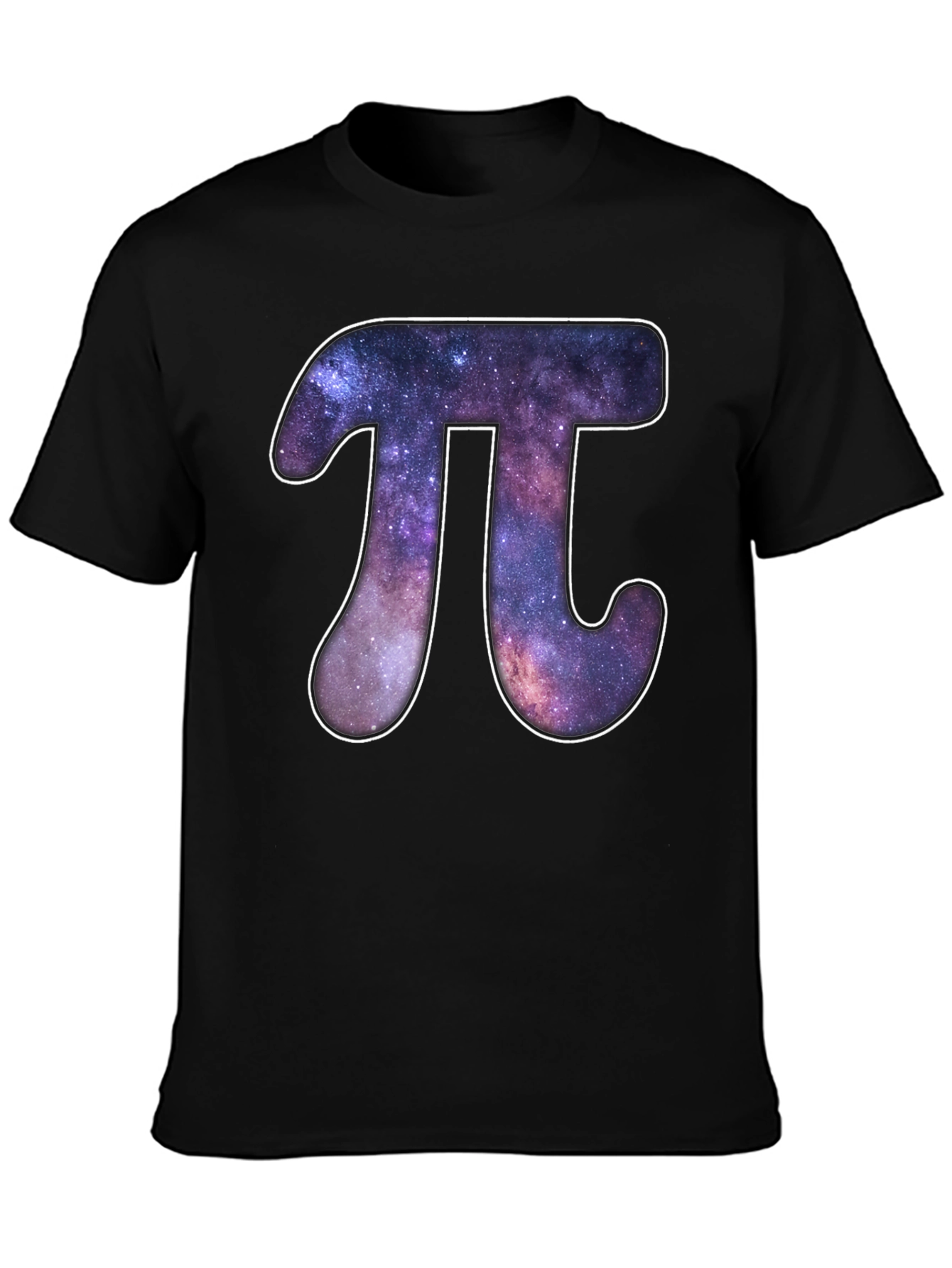 Galaxy Pi Symbol Graphic T-Shirt