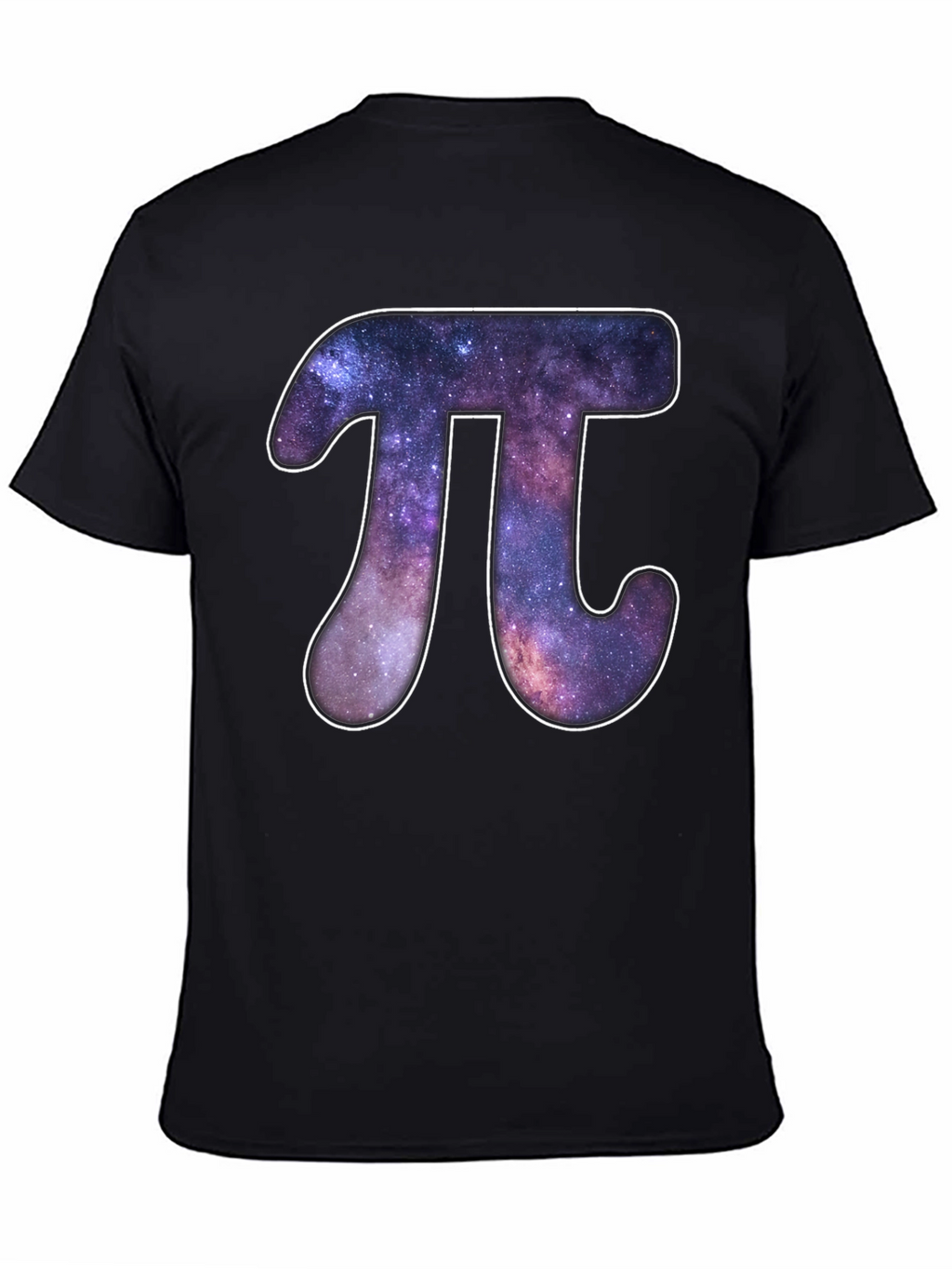 Galaxy Pi Symbol Graphic T-Shirt