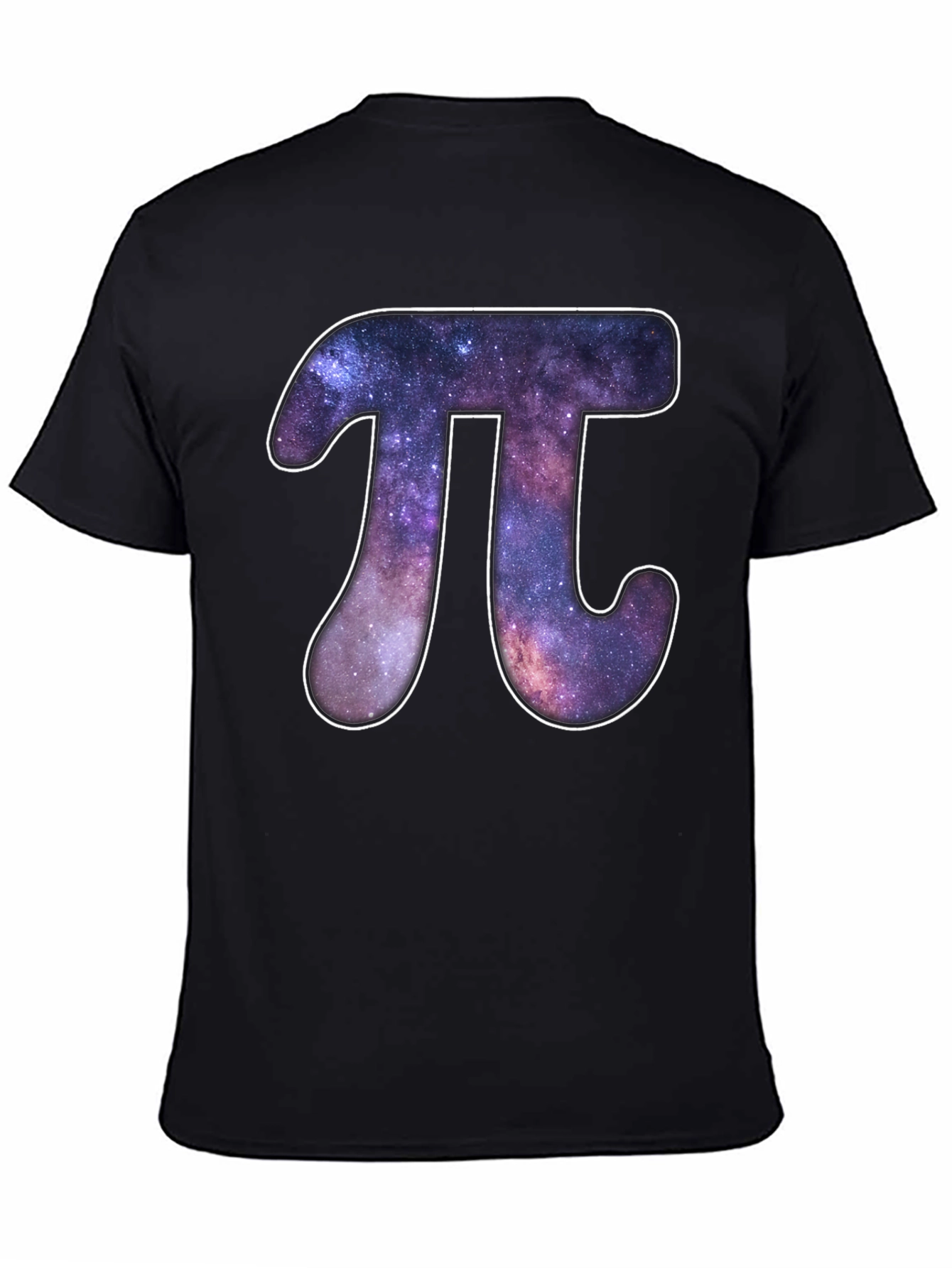 Galaxy Pi Symbol Graphic T-Shirt
