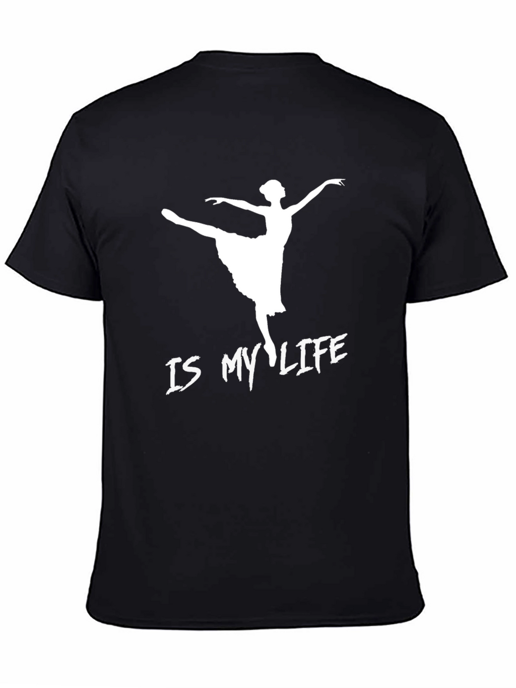 Ballet Is My Life Black Graphic Tee