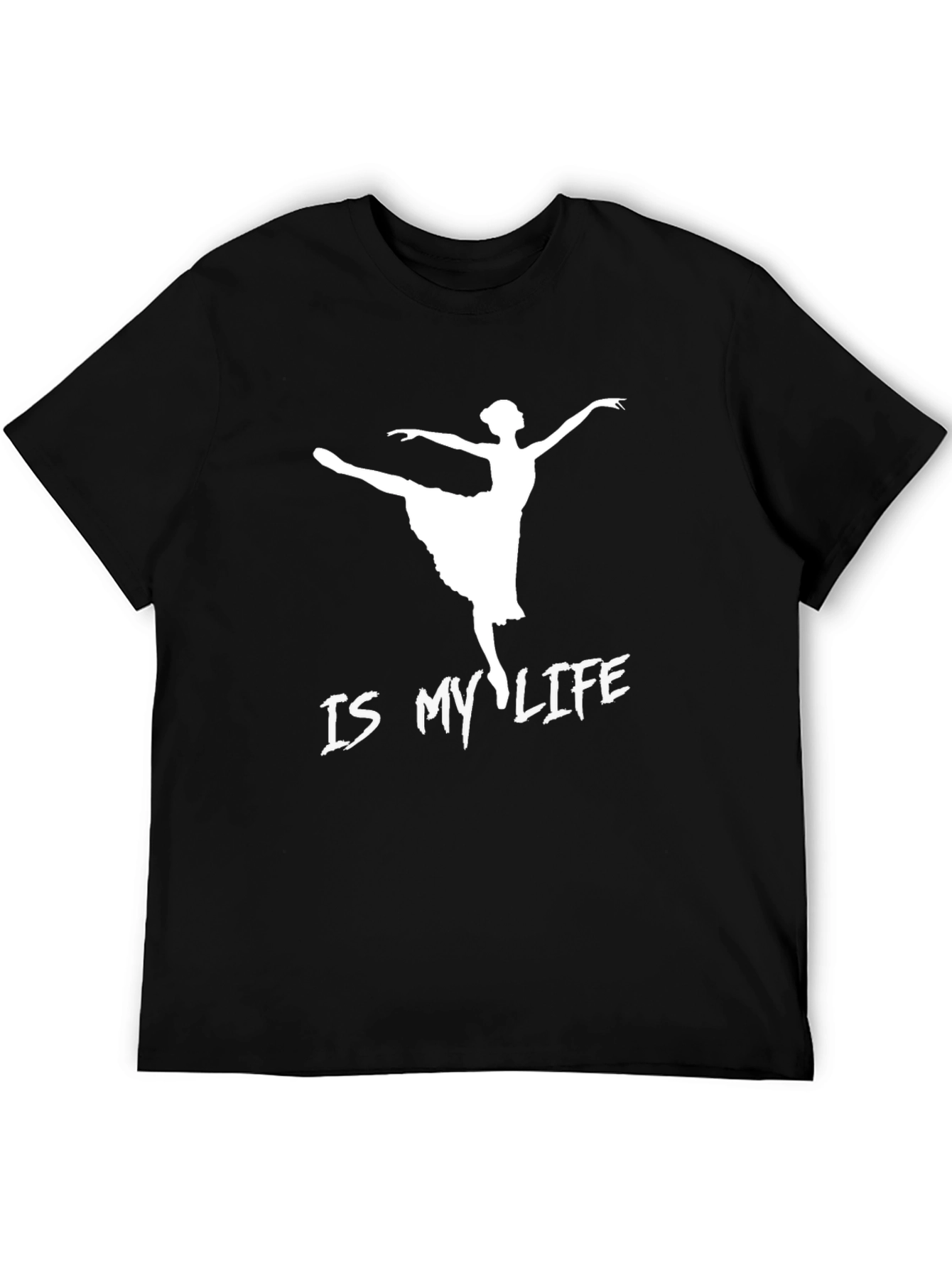 Ballet Is My Life Black Graphic Tee