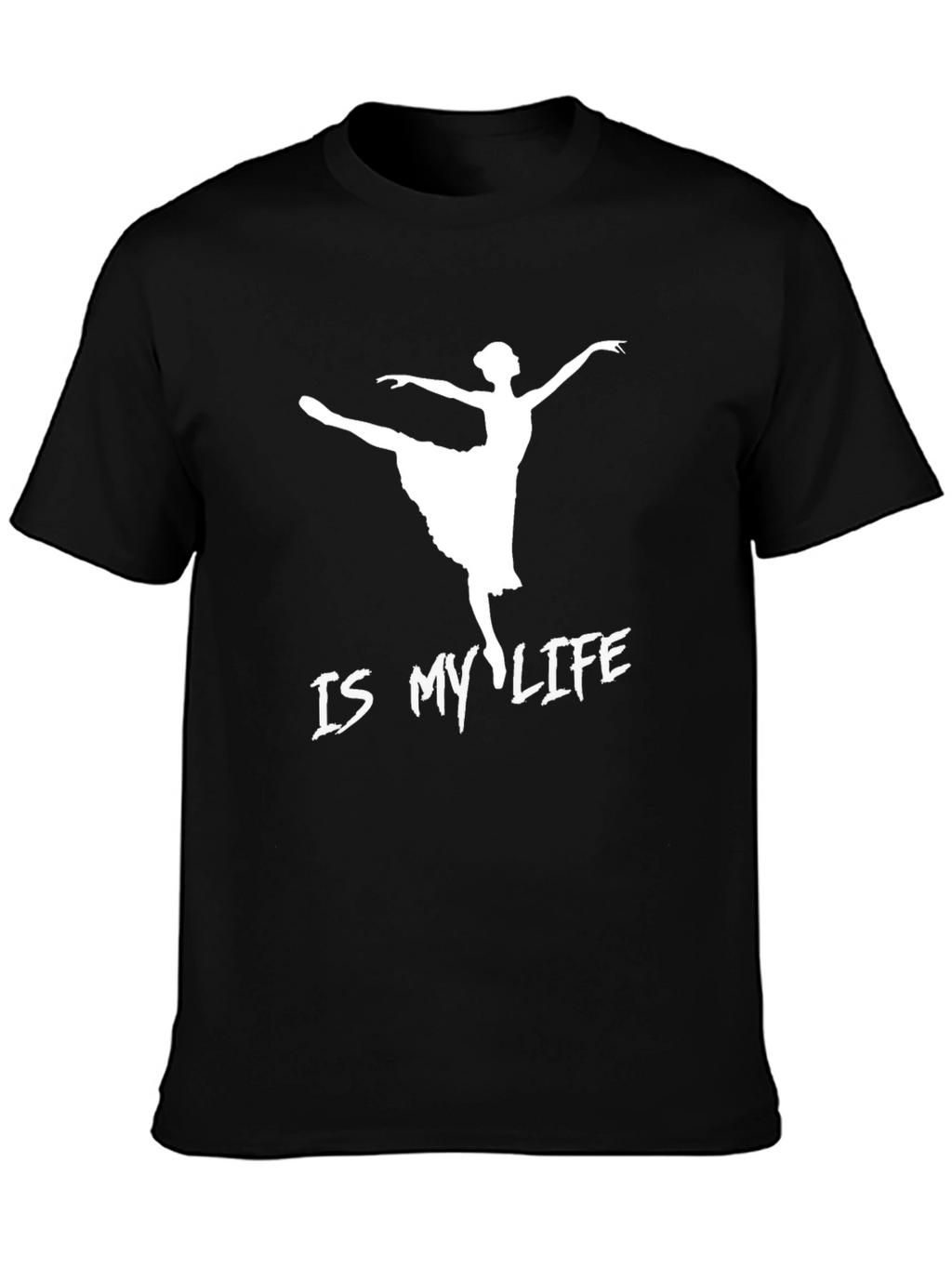 Ballet Is My Life Black Graphic Tee