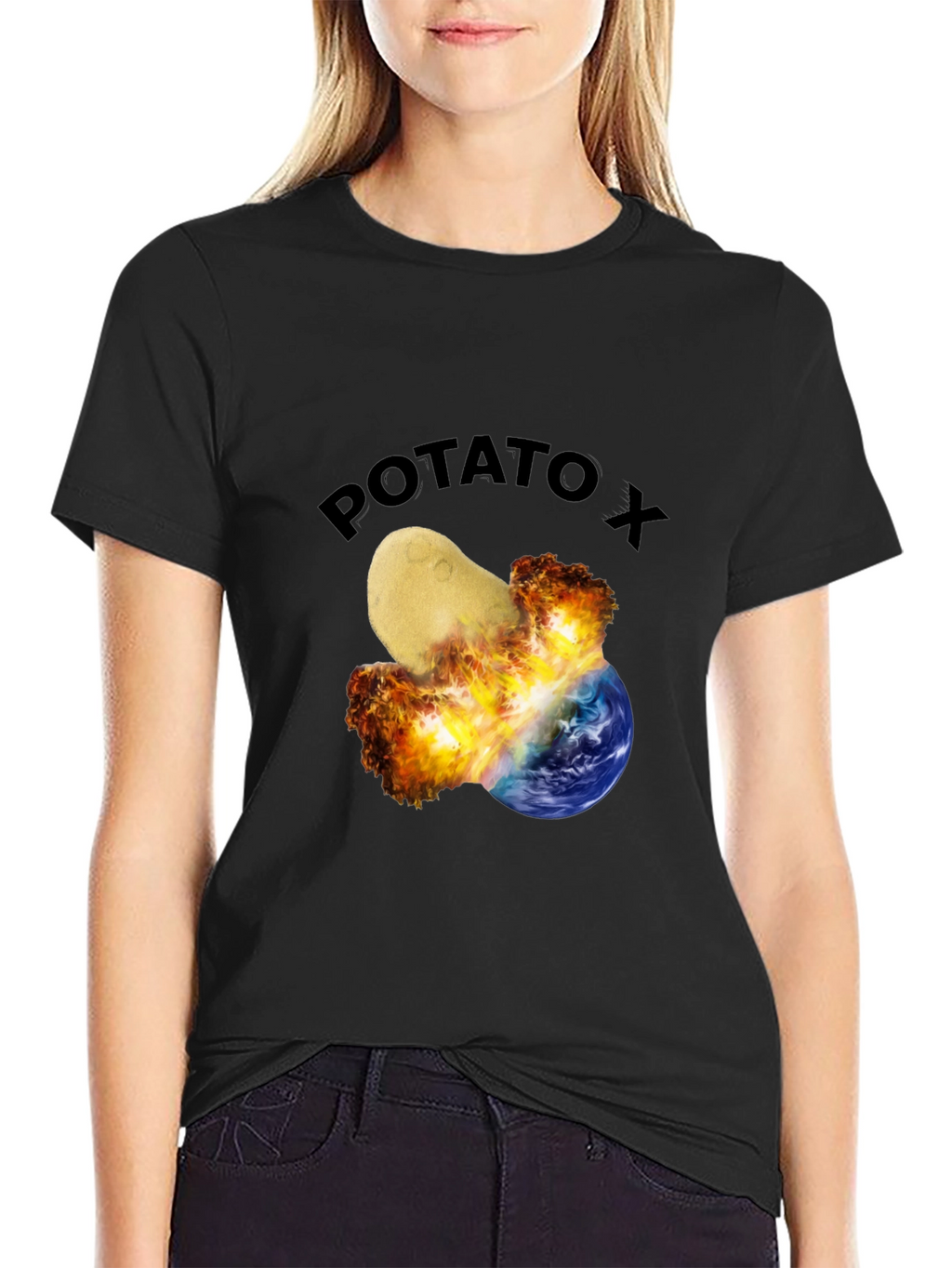 Potato X Graphic T-Shirt - Earth Impact