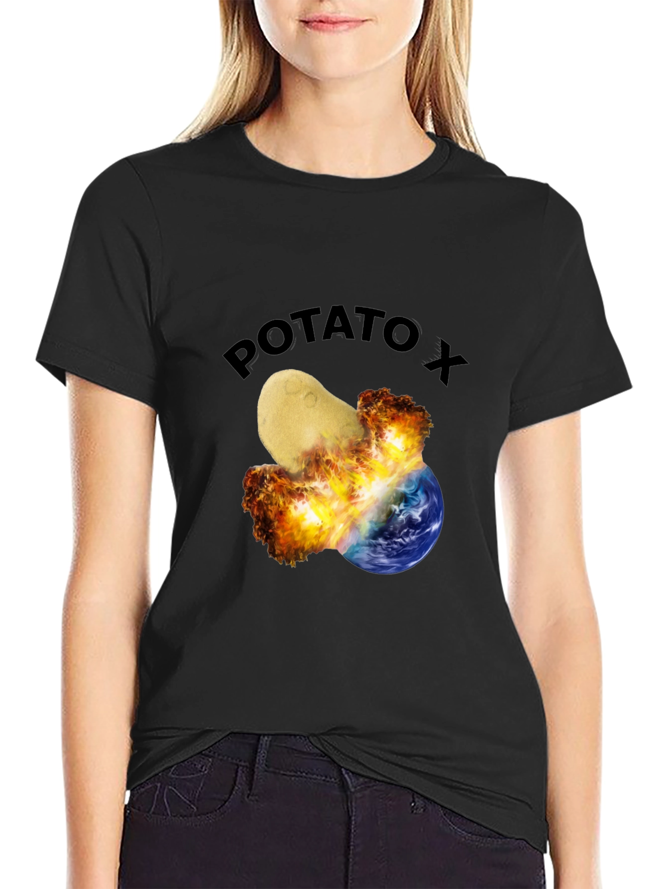 Potato X Graphic T-Shirt - Earth Impact