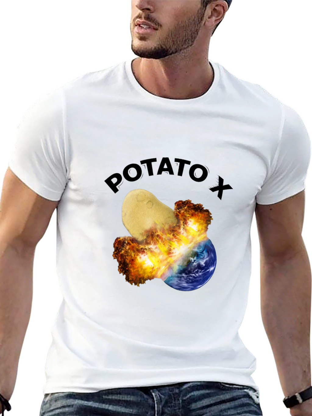Potato X Graphic T-Shirt - Earth Impact