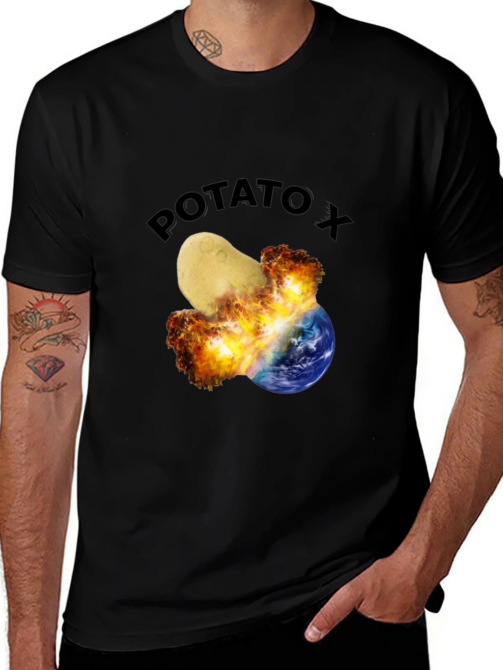 Potato X Graphic T-Shirt - Earth Impact