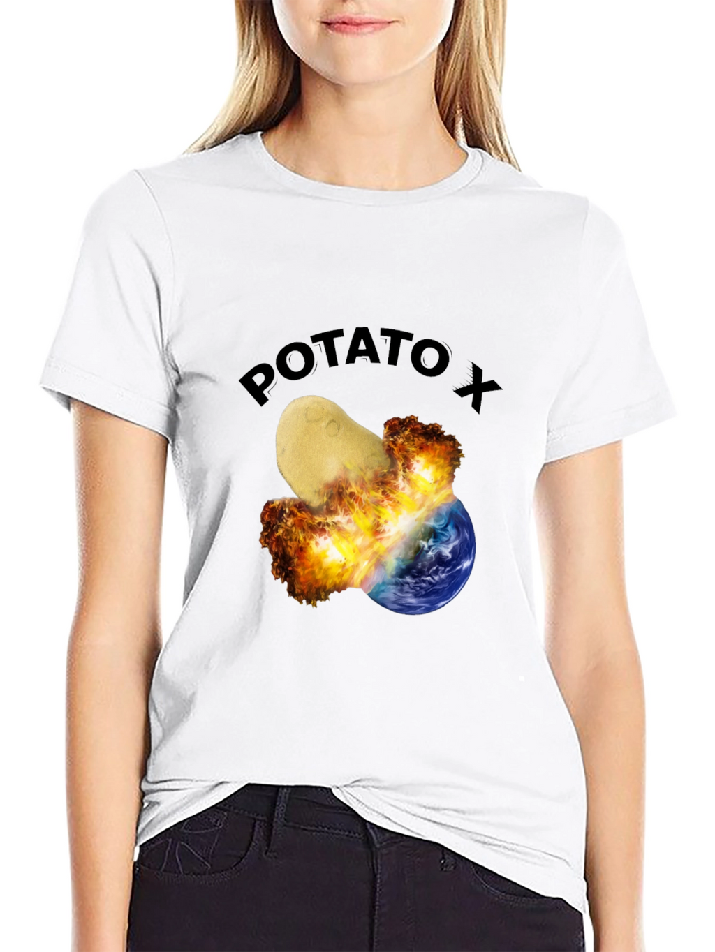 Potato X Graphic T-Shirt - Earth Impact