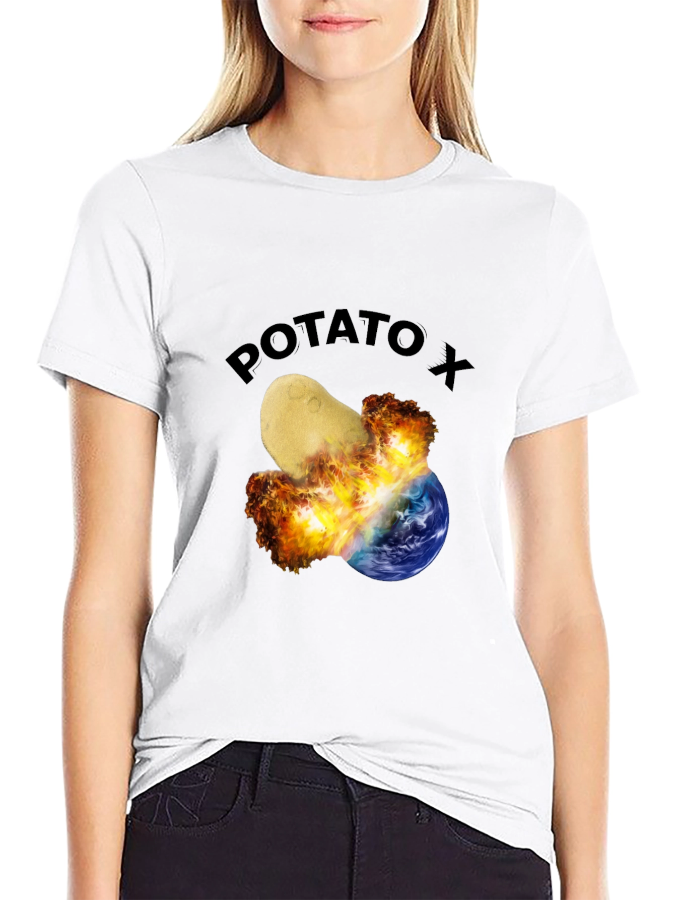 Potato X Graphic T-Shirt - Earth Impact