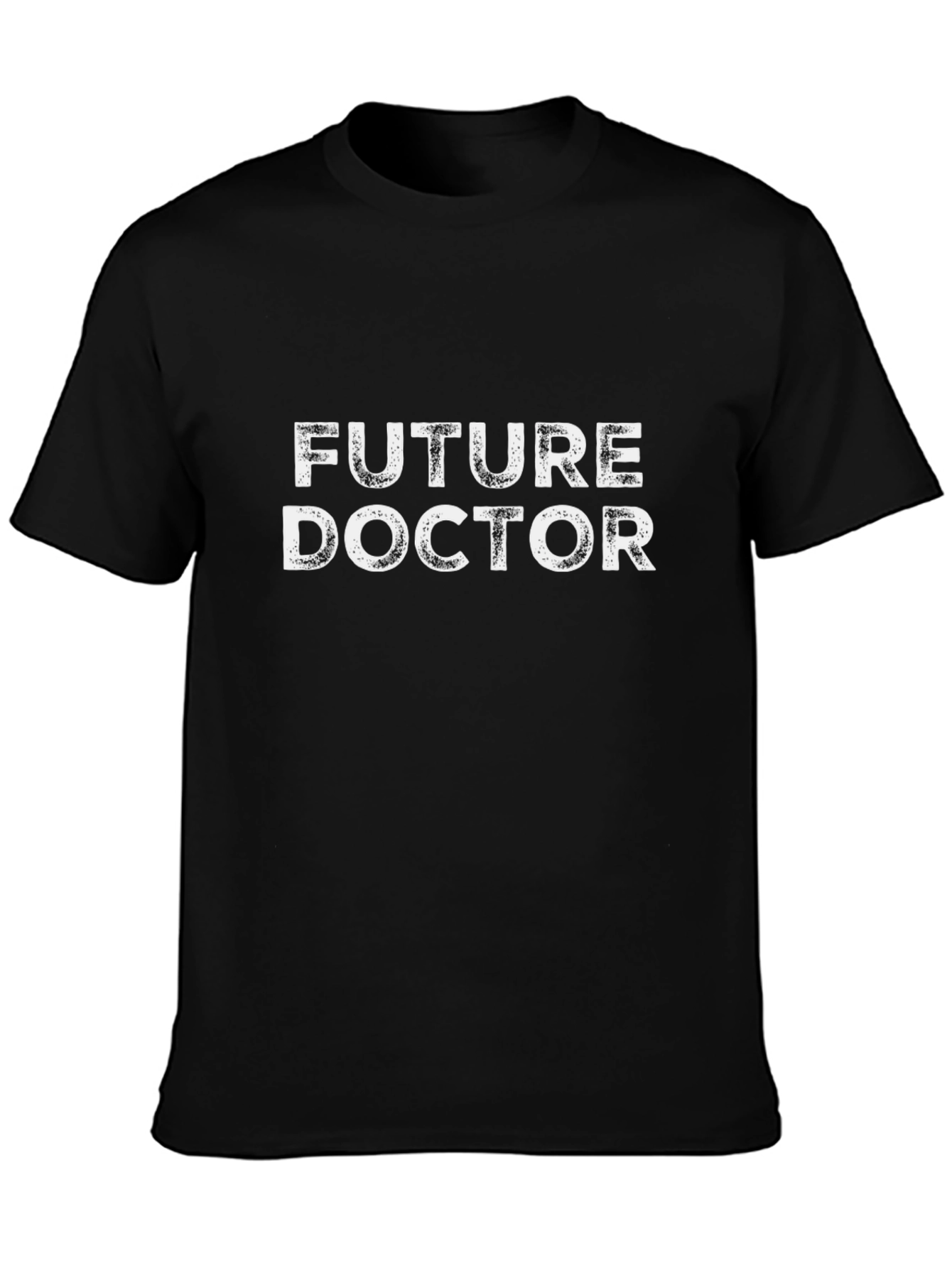 Future Doctor Graphic T-Shirt - Black Cotton Tee