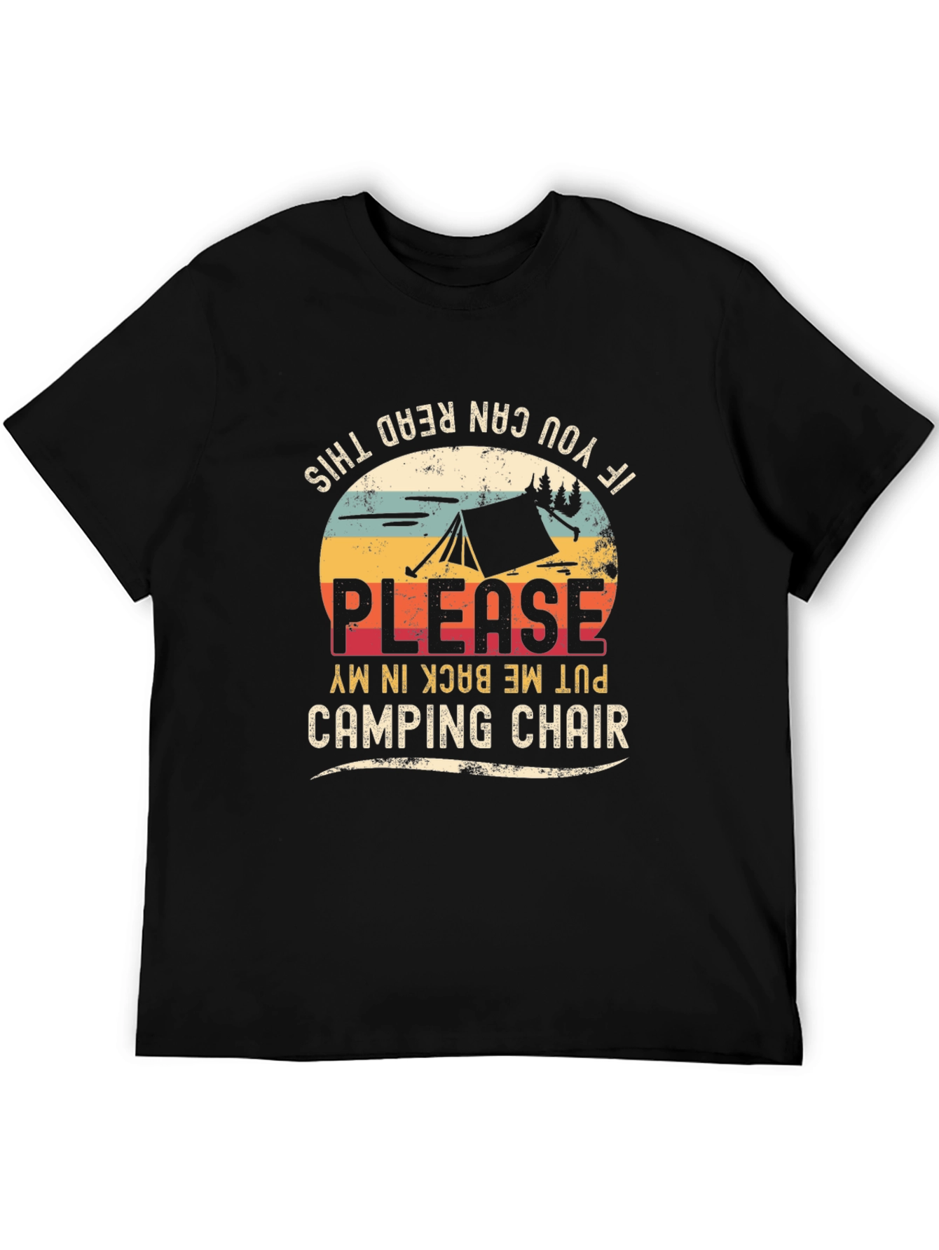 Camping Chair Graphic Tee