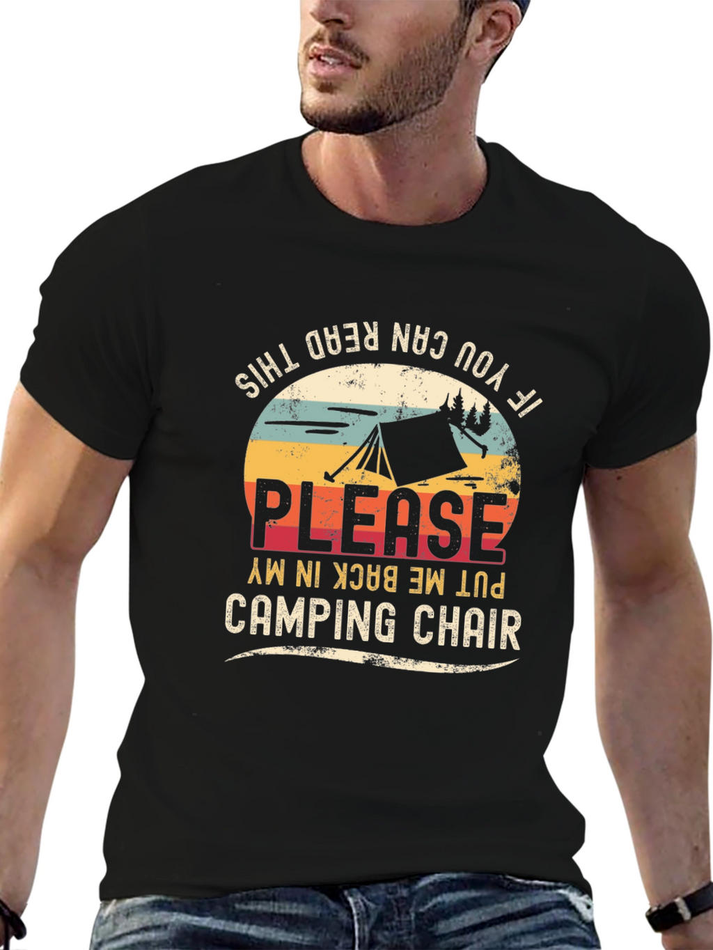 Camping Chair Graphic Tee