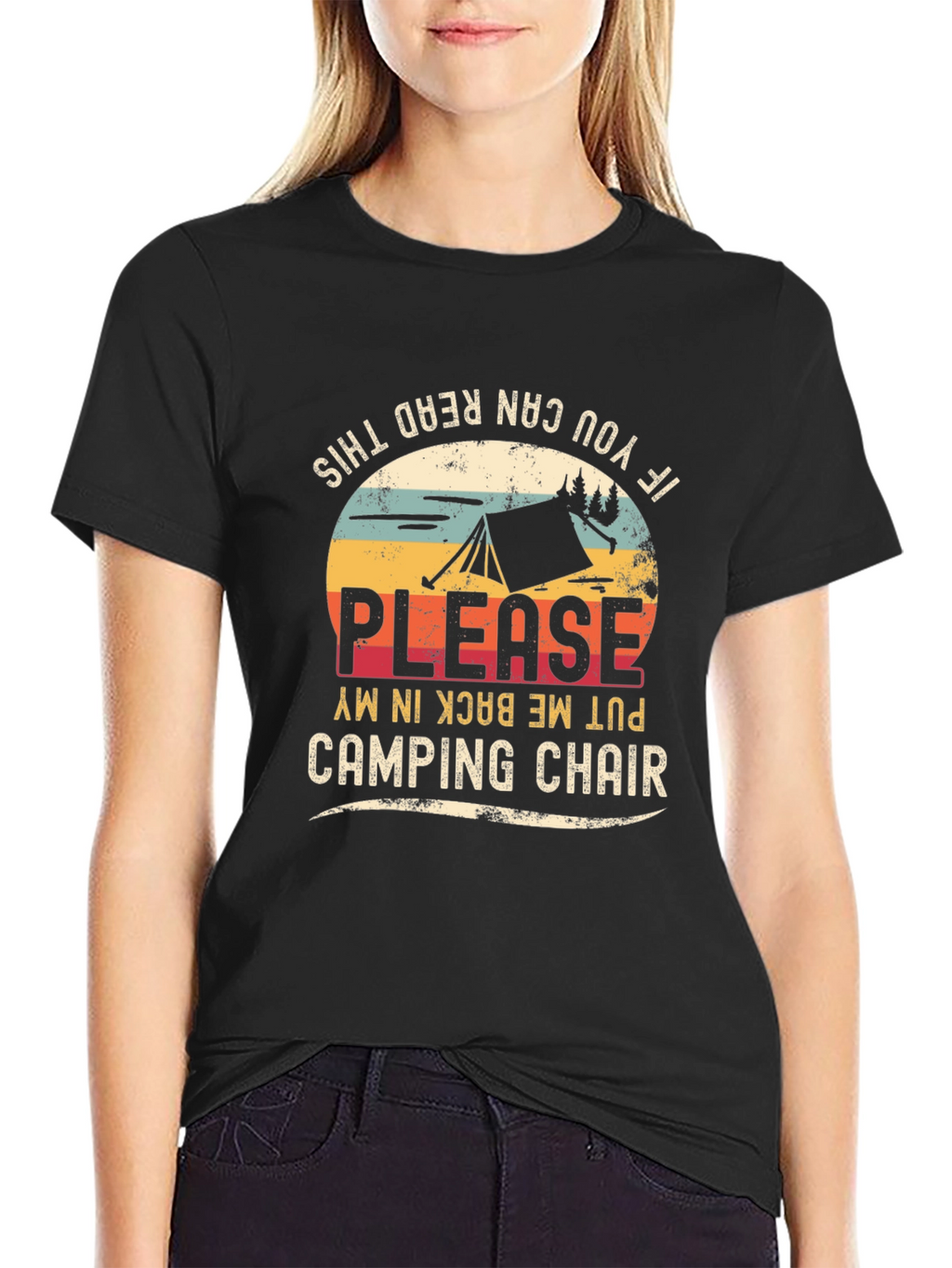 Camping Chair Graphic Tee