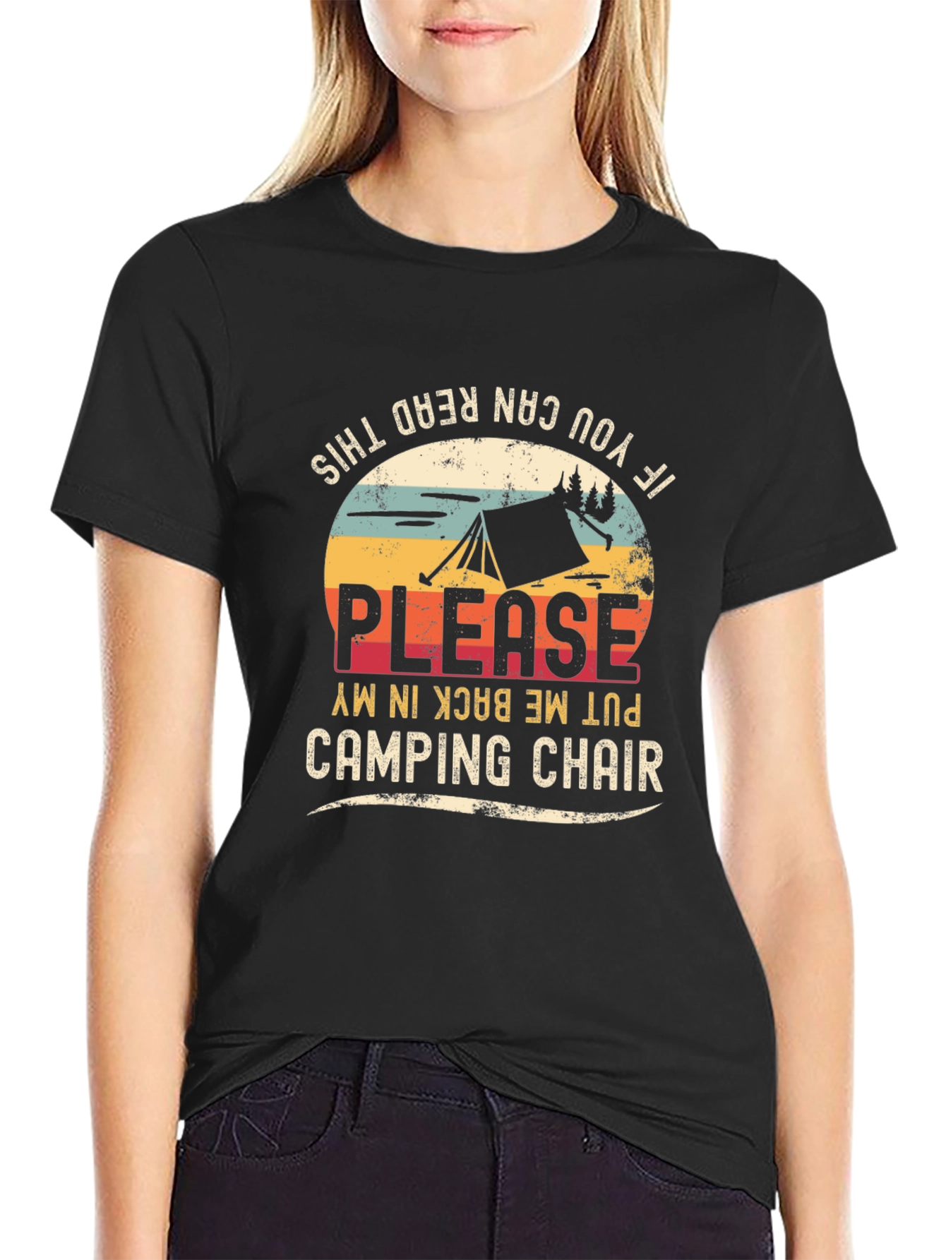Camping Chair Graphic Tee