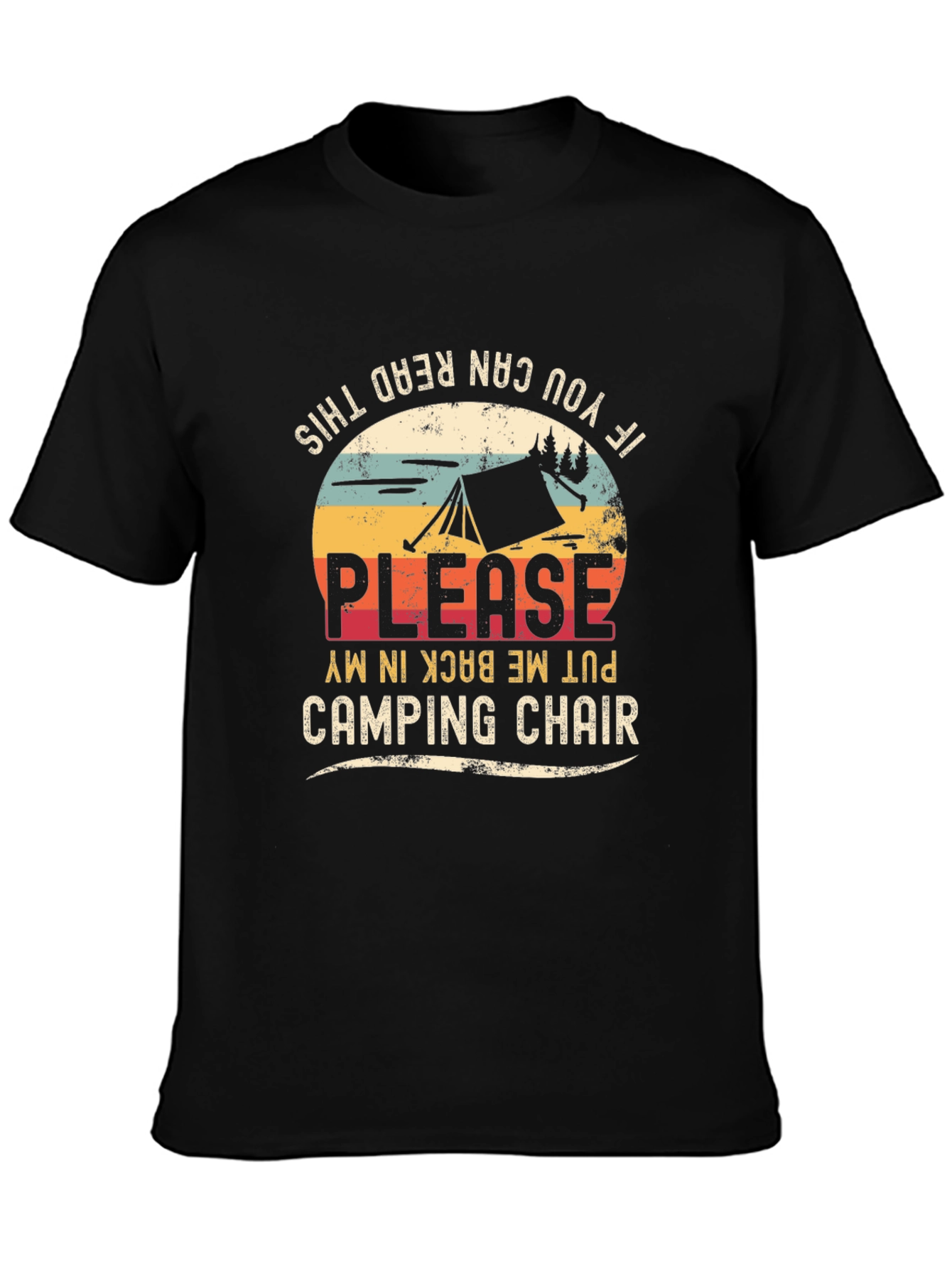 Camping Chair Graphic Tee