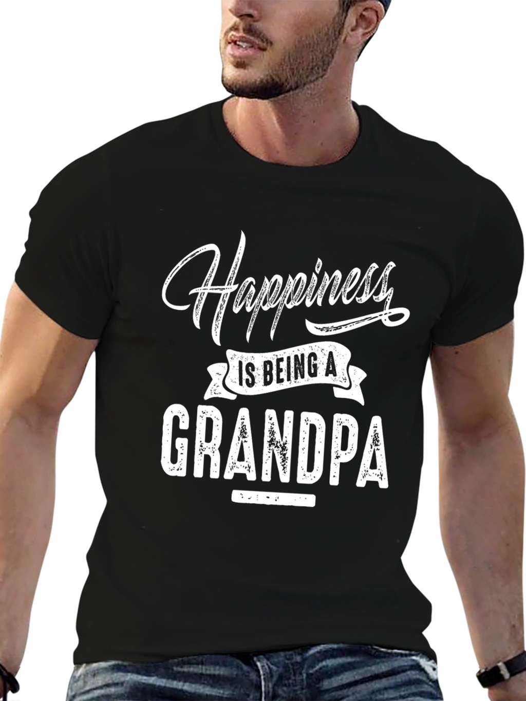 Happiness is Being a Grandpa T-Shirt