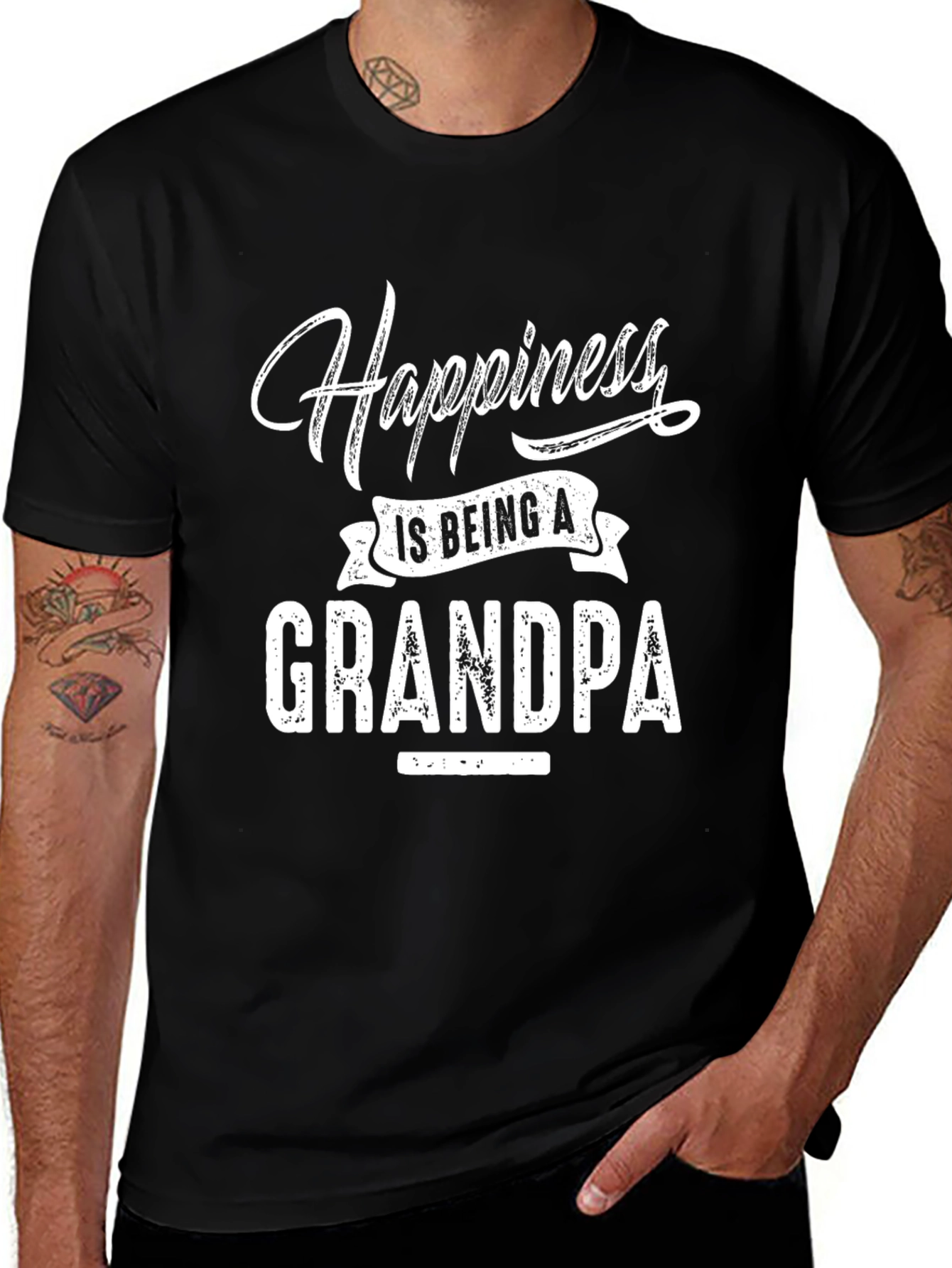 Happiness is Being a Grandpa T-Shirt