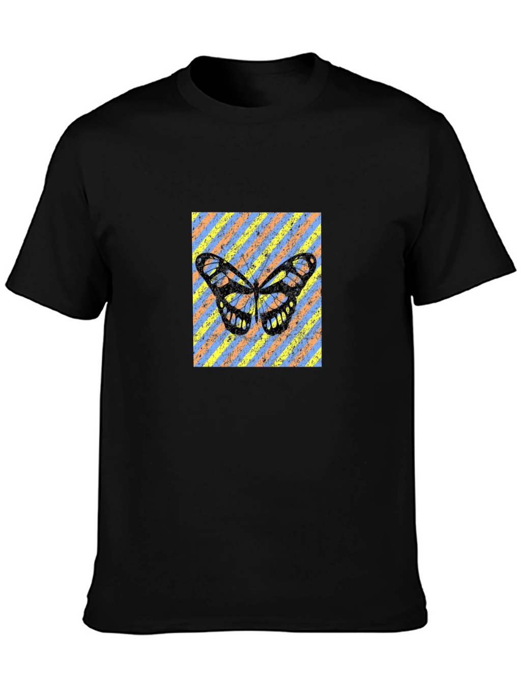 Butterfly Graphic Black Tee