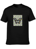 Butterfly Graphic Black Tee