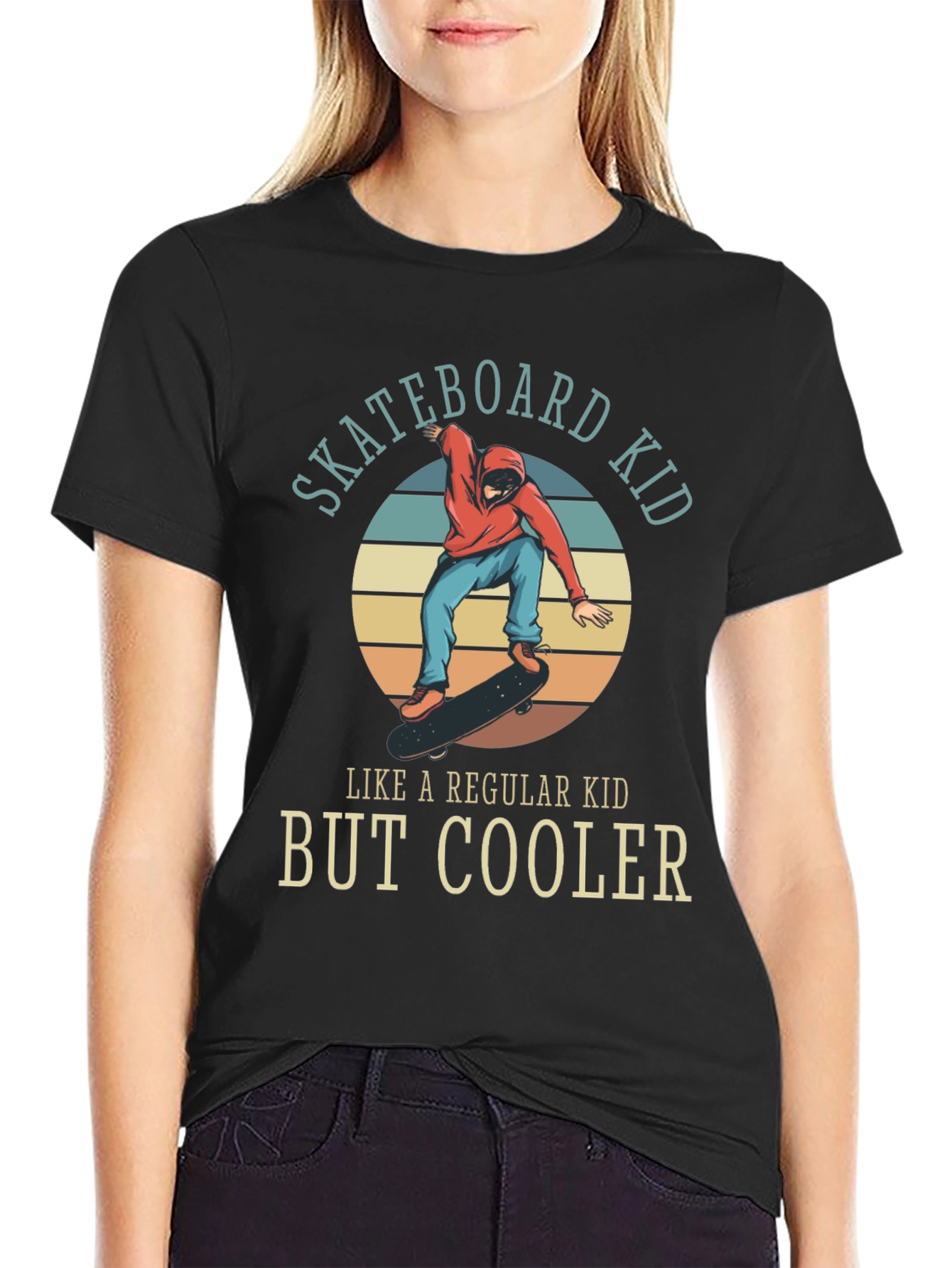 Skateboard Kid Graphic Tee - Cool & Stylish