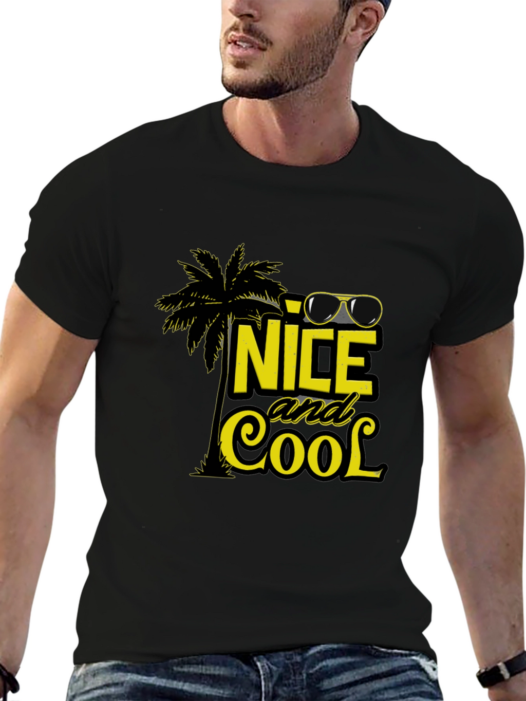 Nice and Cool Black T-Shirt