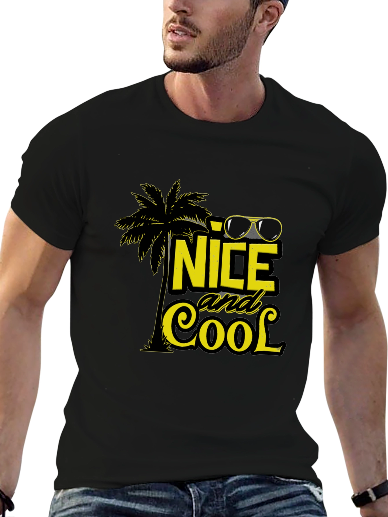 Nice and Cool Black T-Shirt