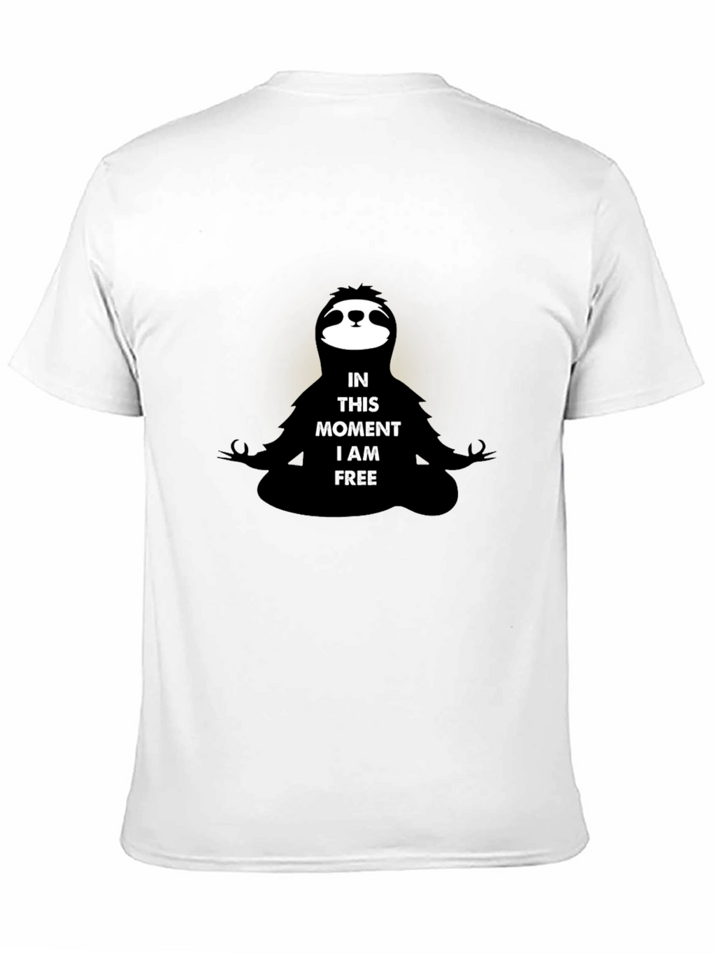 Meditating Sloth Graphic Tee - Relaxed Fit
