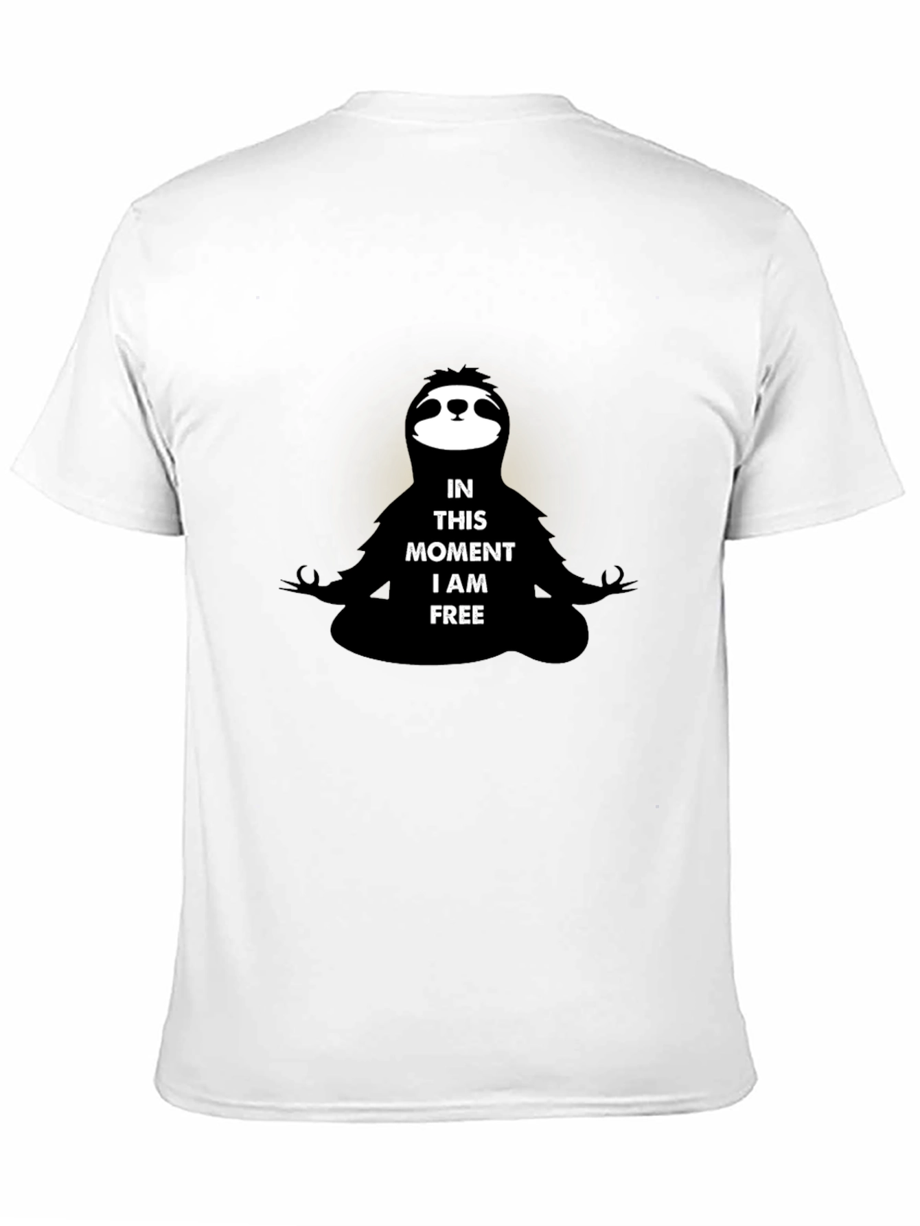 Meditating Sloth Graphic Tee - Relaxed Fit