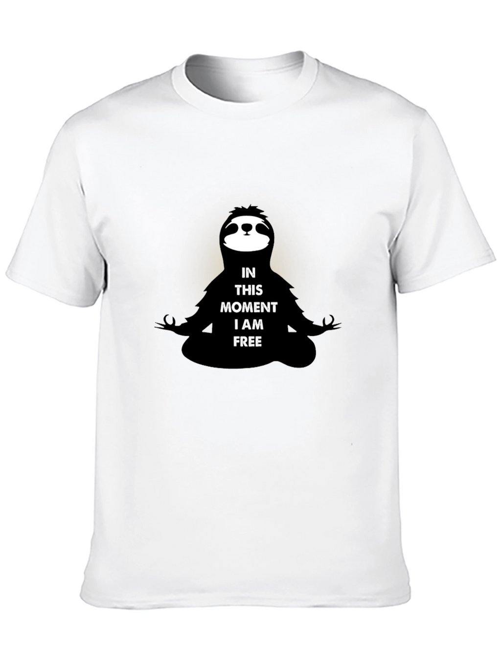 Meditating Sloth Graphic Tee - Relaxed Fit